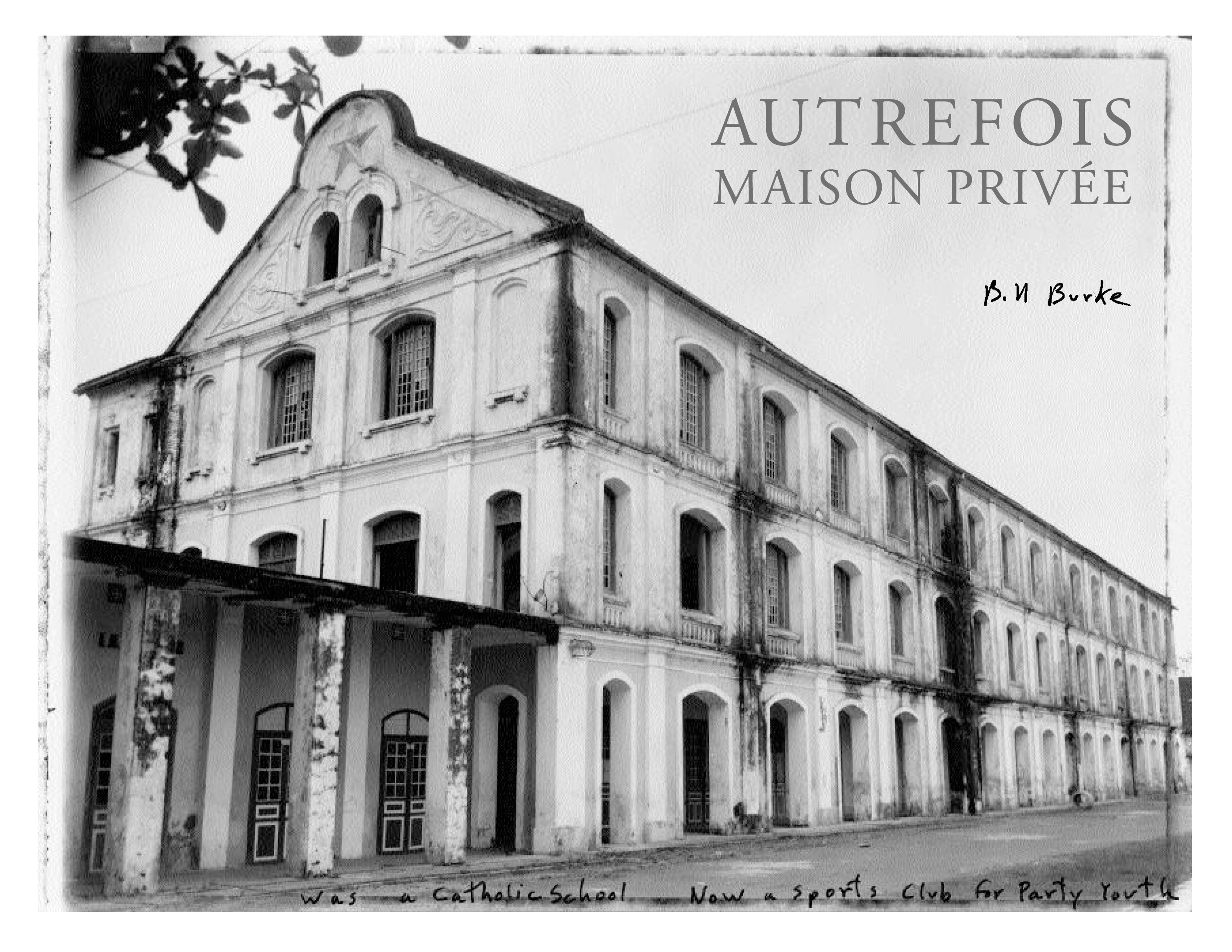 Vorderes Coverbild Autrefois, Maison Privee