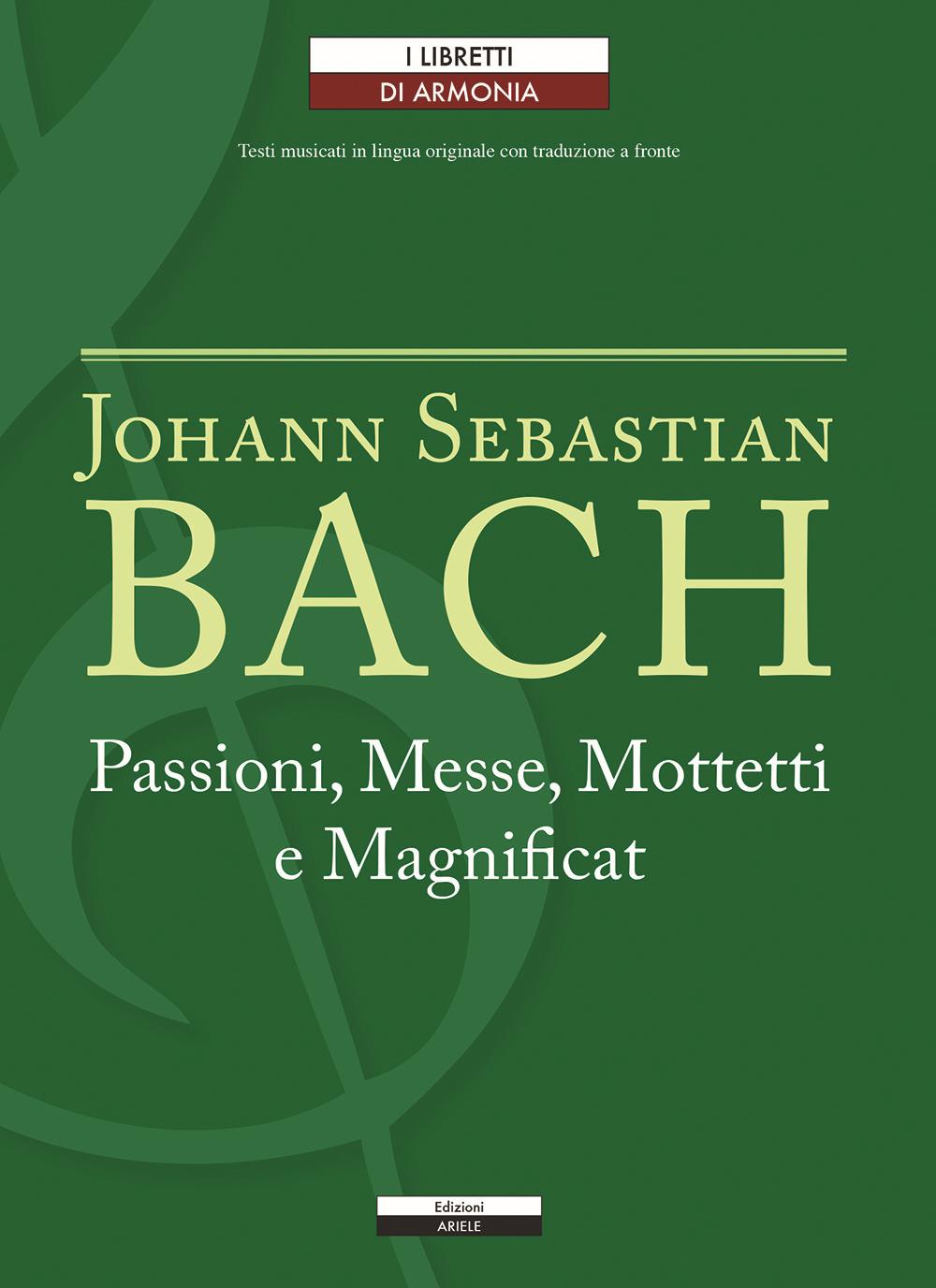 Vorderes Coverbild Passioni, Messe, Mottetti e Magnificat. Testo tedesco a fronte