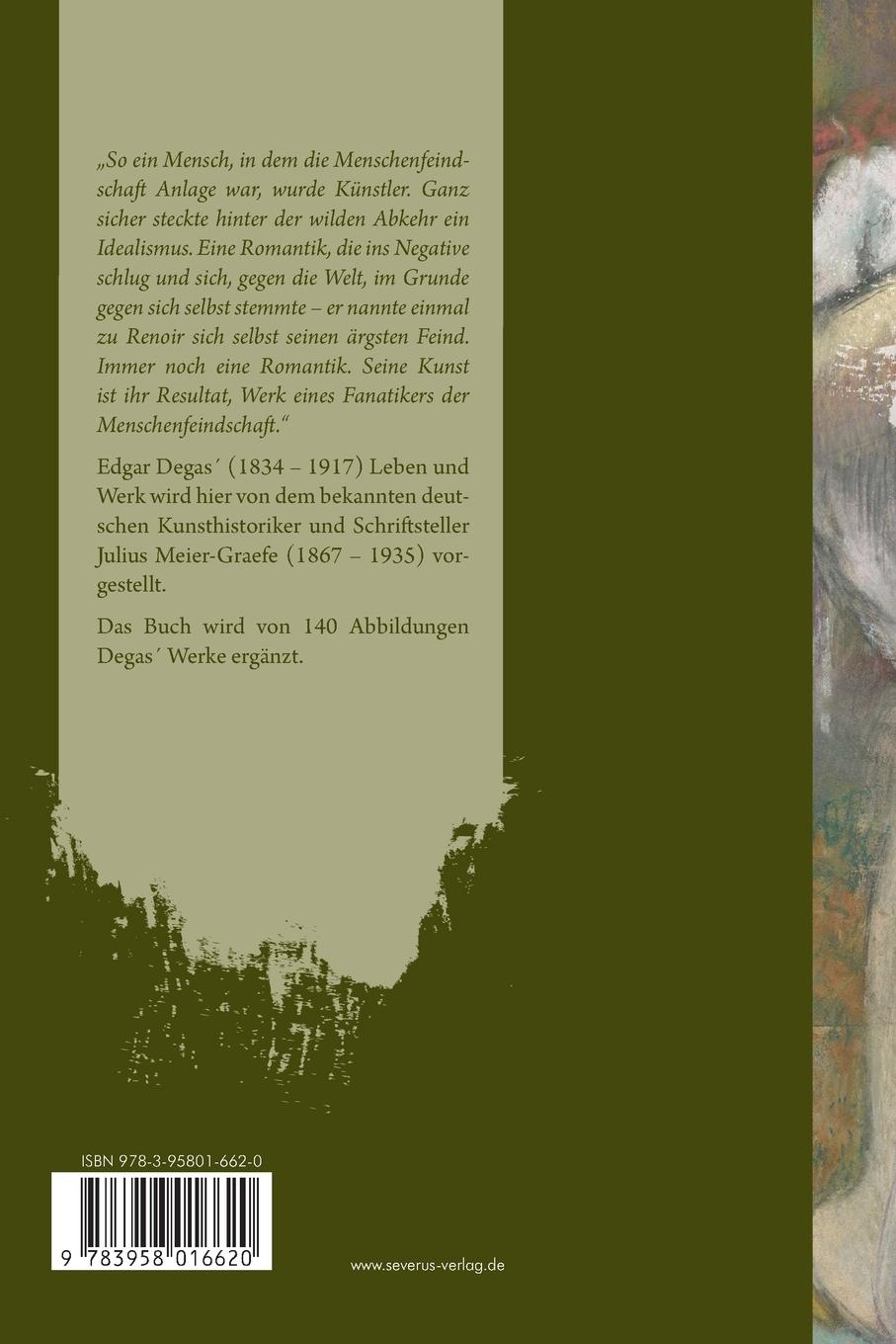 Rückseitencover Edgar Degas