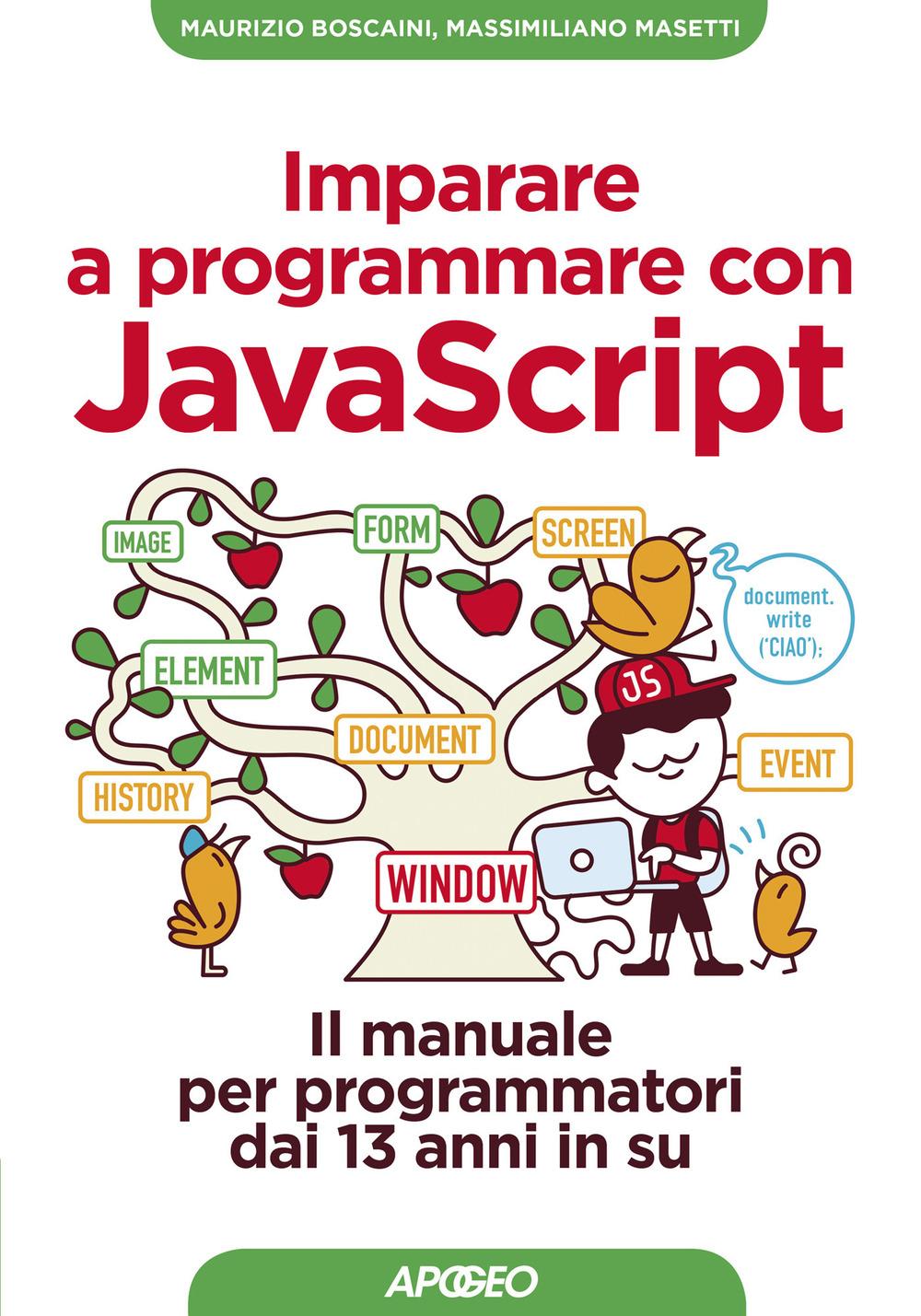 Vorderes Coverbild Imparare a programmare con Javascript. Il manuale per programmatori dai 13 anni in su