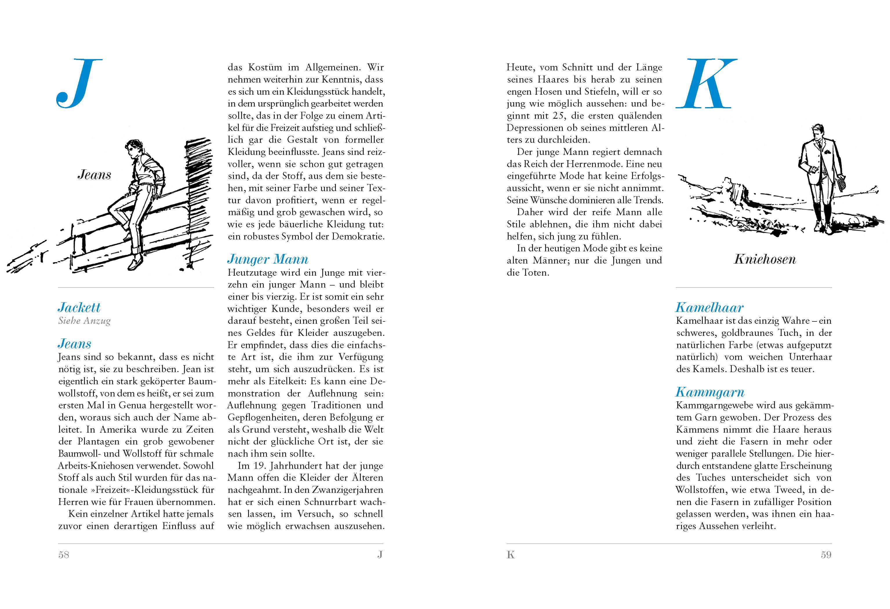 Beispielinhalt (Bild) Das kleine Buch der Herrenmode
