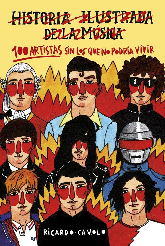 Vorderes Coverbild 100 artistas sin los que no podría vivir