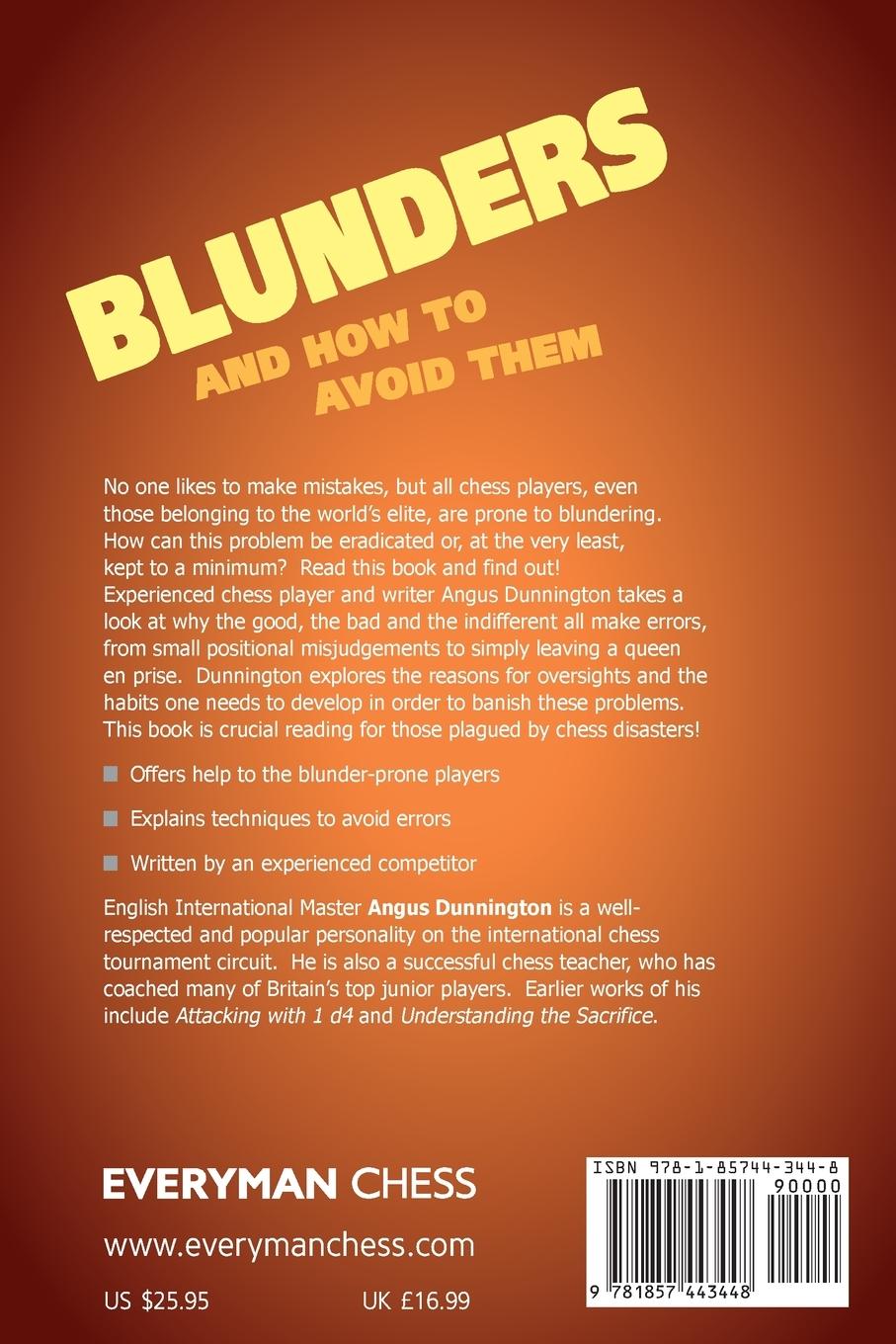 Rückseitencover Blunders How to avoid them