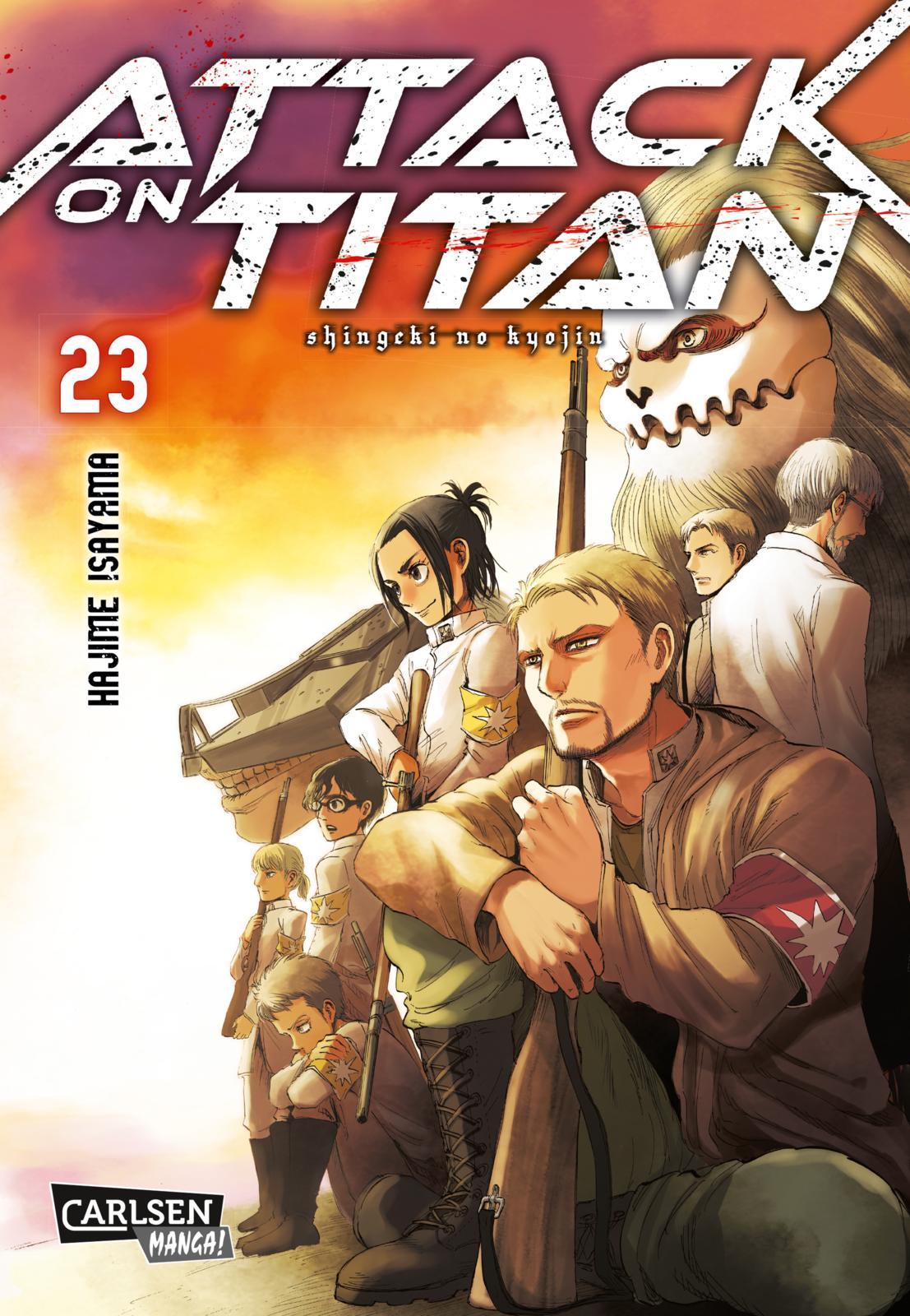 Vorderes Coverbild Attack on Titan 23