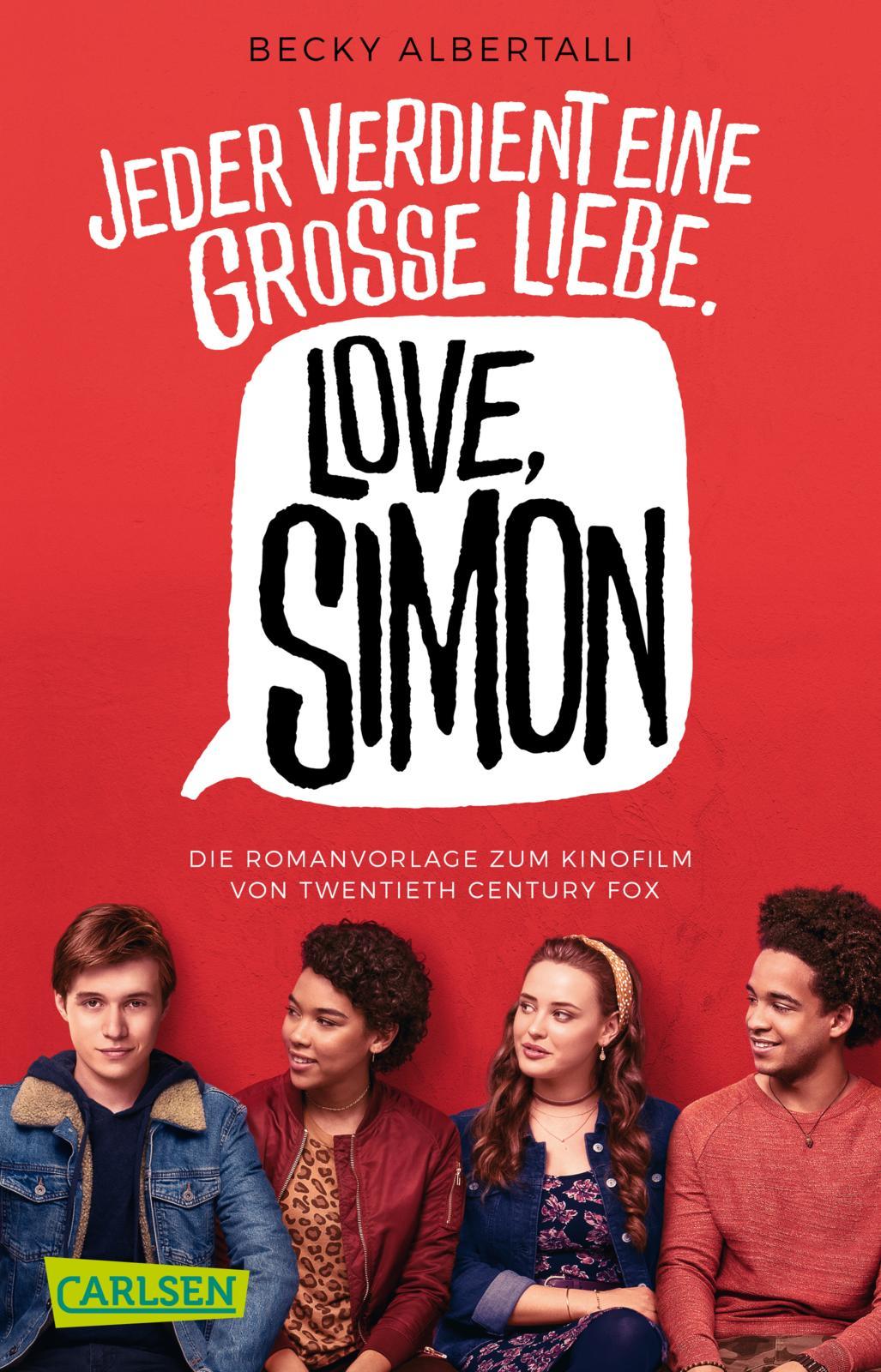 Vorderes Coverbild Love, Simon (Filmausgabe) (Nur drei Worte - Love, Simon)