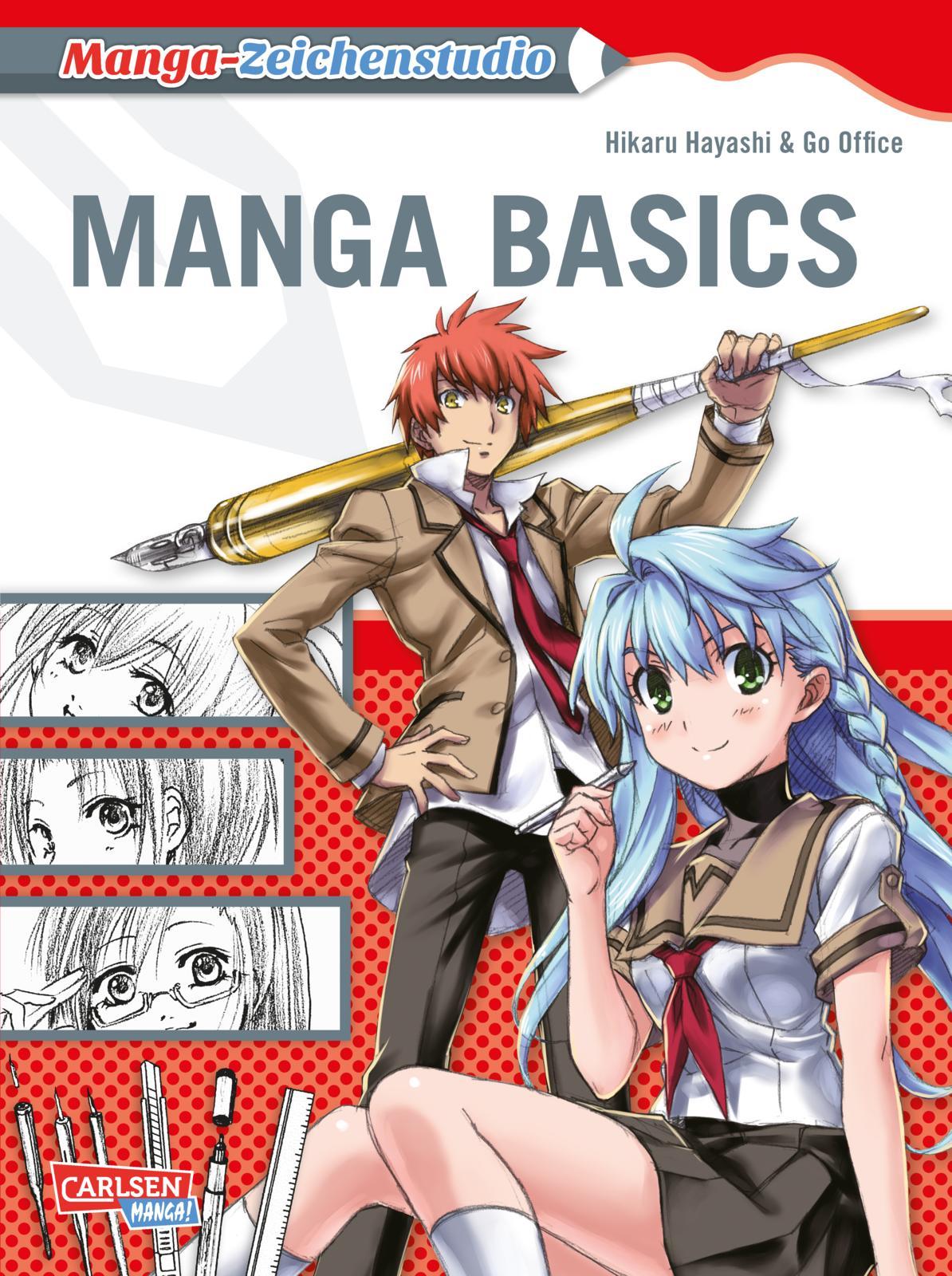 Vorderes Coverbild Manga-Zeichenstudio: Manga Basics