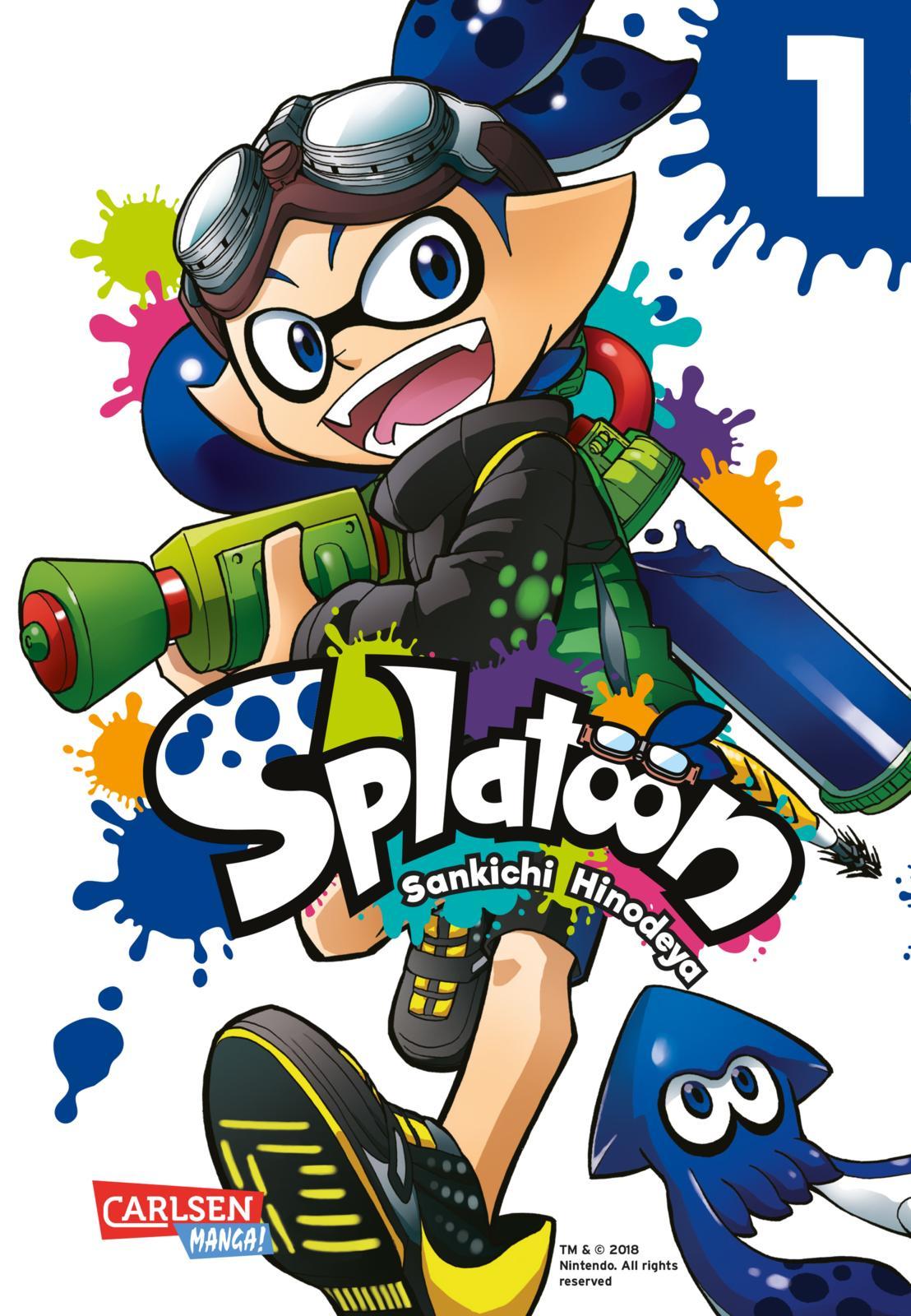 Vorderes Coverbild Splatoon 1