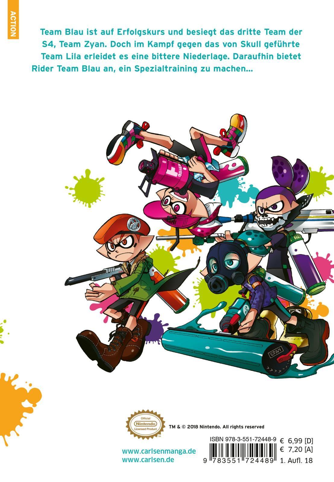 Rückseitencover Splatoon 2