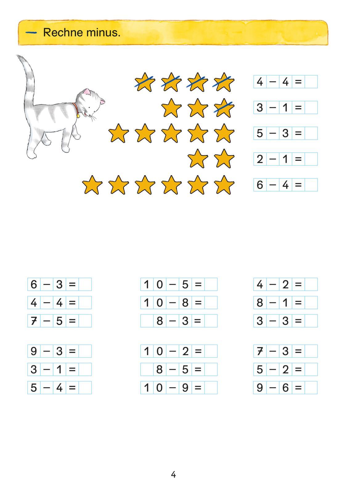 Beispielinhalt (Bild) Conni Gelbe Reihe: Übungsheft Rechnen