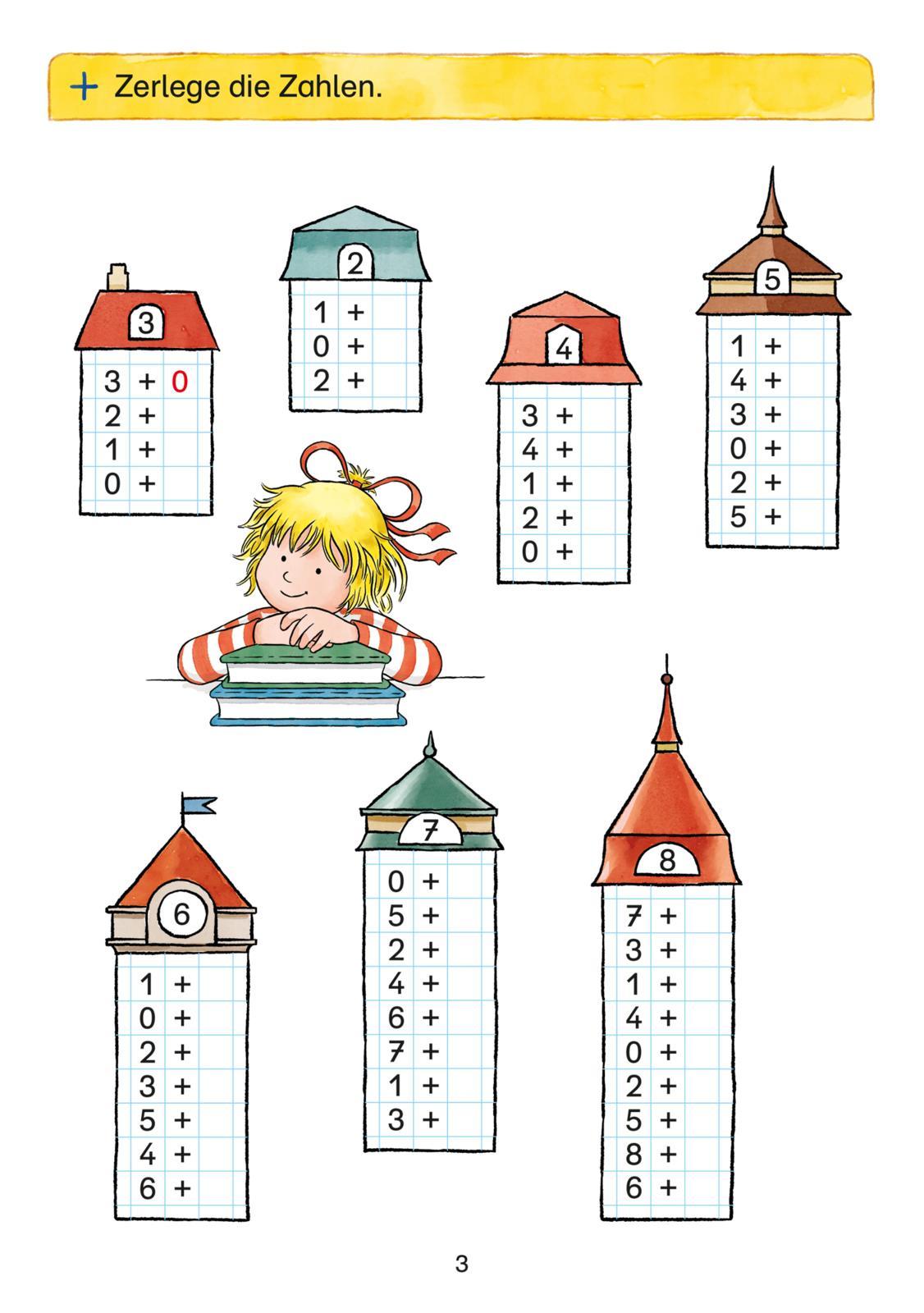 Beispielinhalt (Bild) Conni Gelbe Reihe: Übungsheft Rechnen