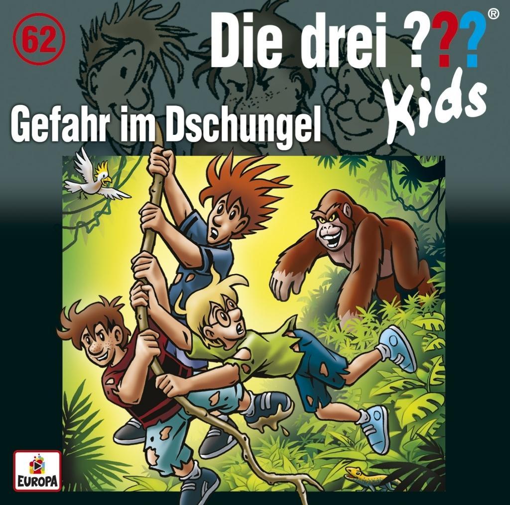 Vorderes Coverbild Die drei ??? Kids 62: Gefahr im Dschungel