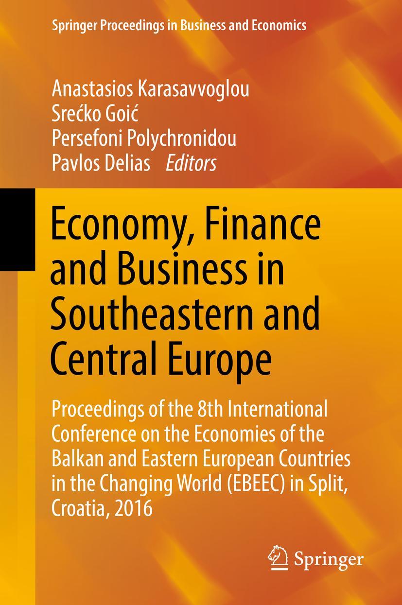 Vorderes Coverbild Economy, Finance and Business in Southeastern and Central Europe