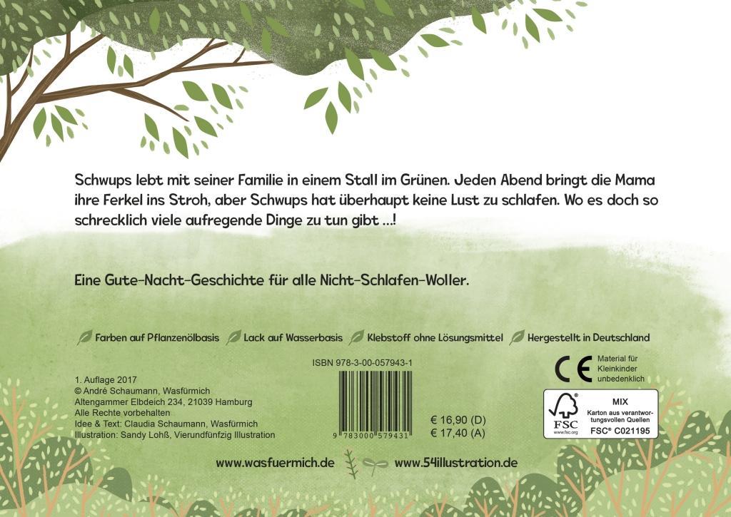 Beispielinhalt (Bild) Schwups will nicht schlafen