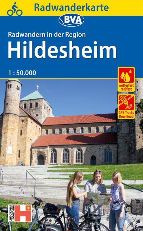 Vorderes Coverbild BVA Radwanderkarte Radwandern in der Region Hildesheim, 1:50.000