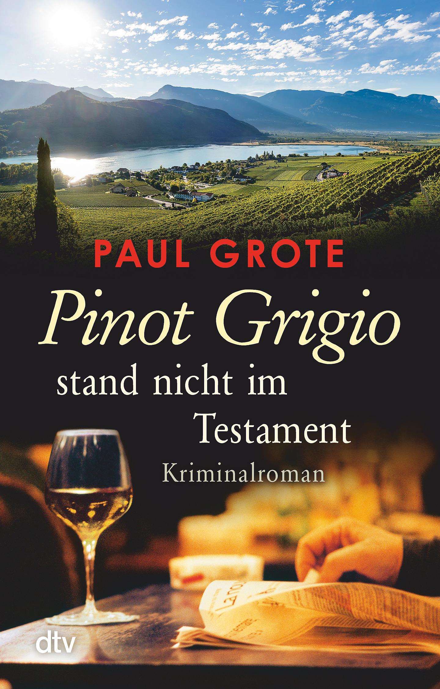 Vorderes Coverbild Pinot Grigio stand nicht im Testament