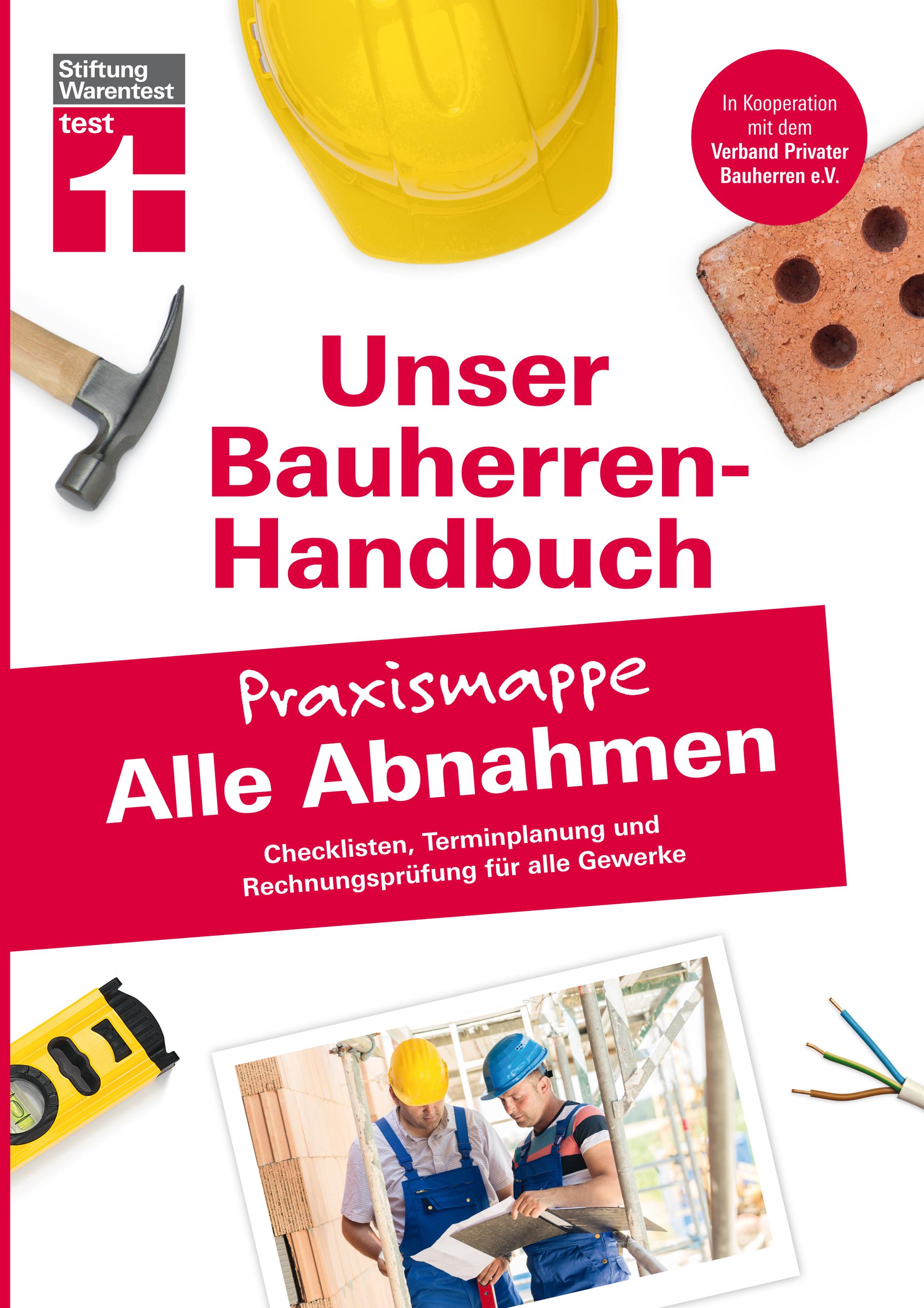 Vorderes Coverbild Bauherren-Praxismappe Alle Abnahmen