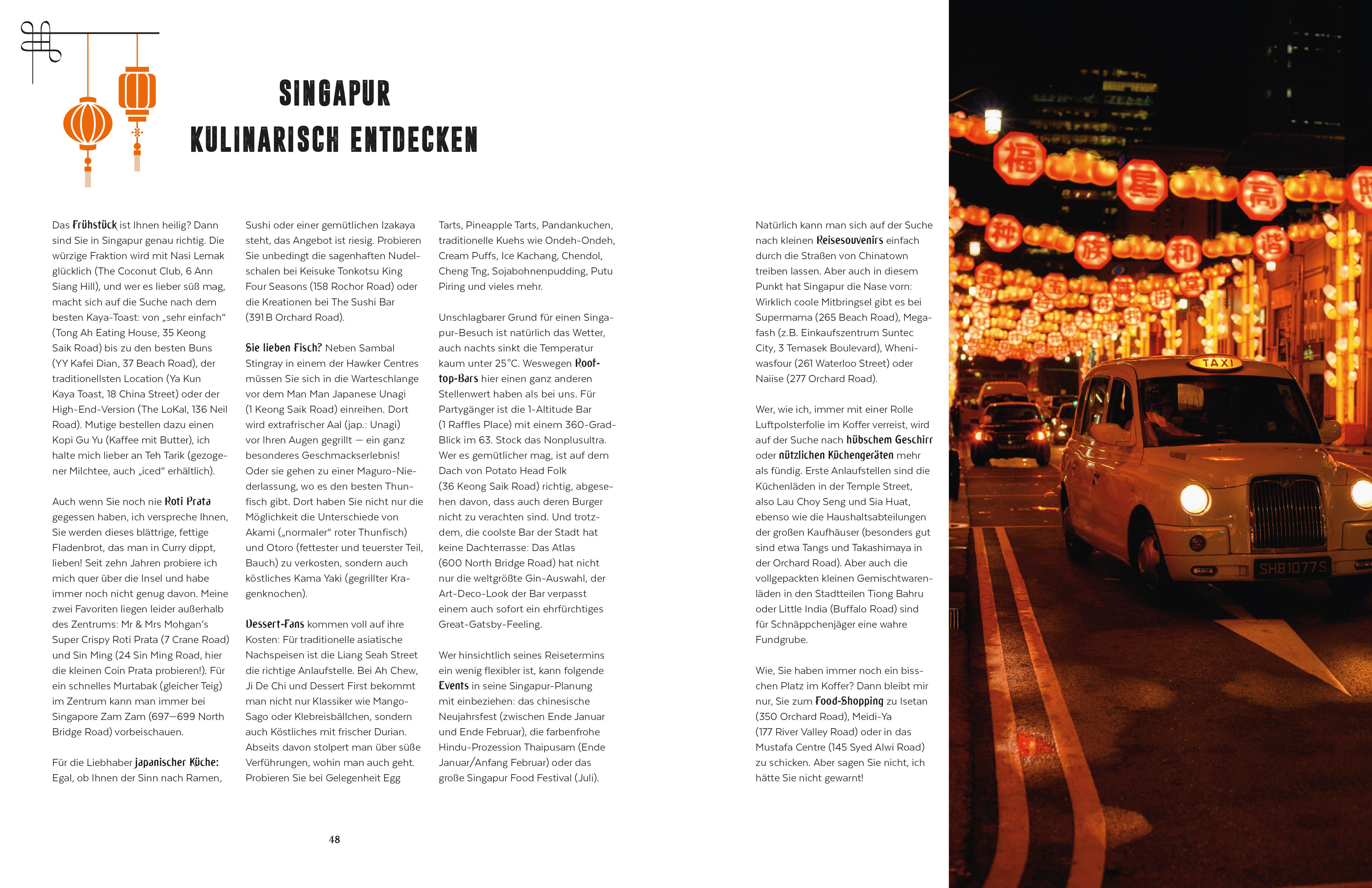 Beispielinhalt (Bild) Shiok Singapur