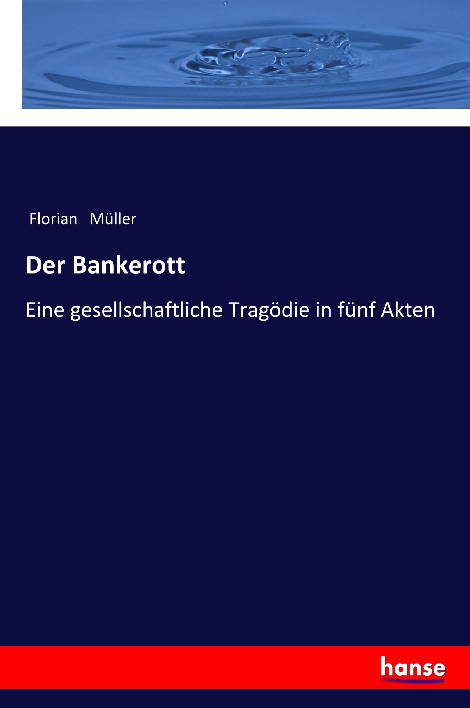Vorderes Coverbild Der Bankerott