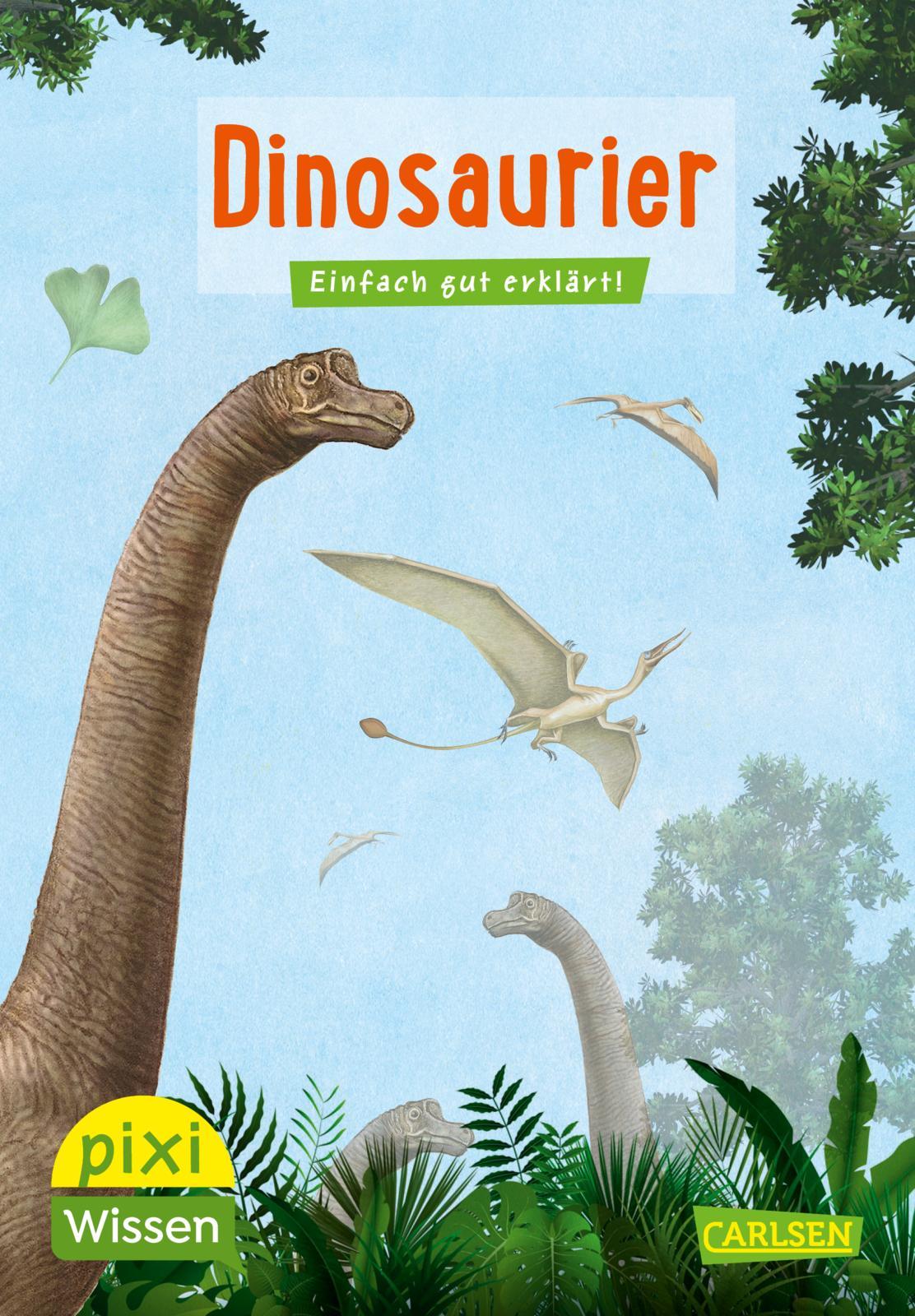 Vorderes Coverbild Pixi Wissen 21: VE 5 Dinosaurier (5 Exemplare)