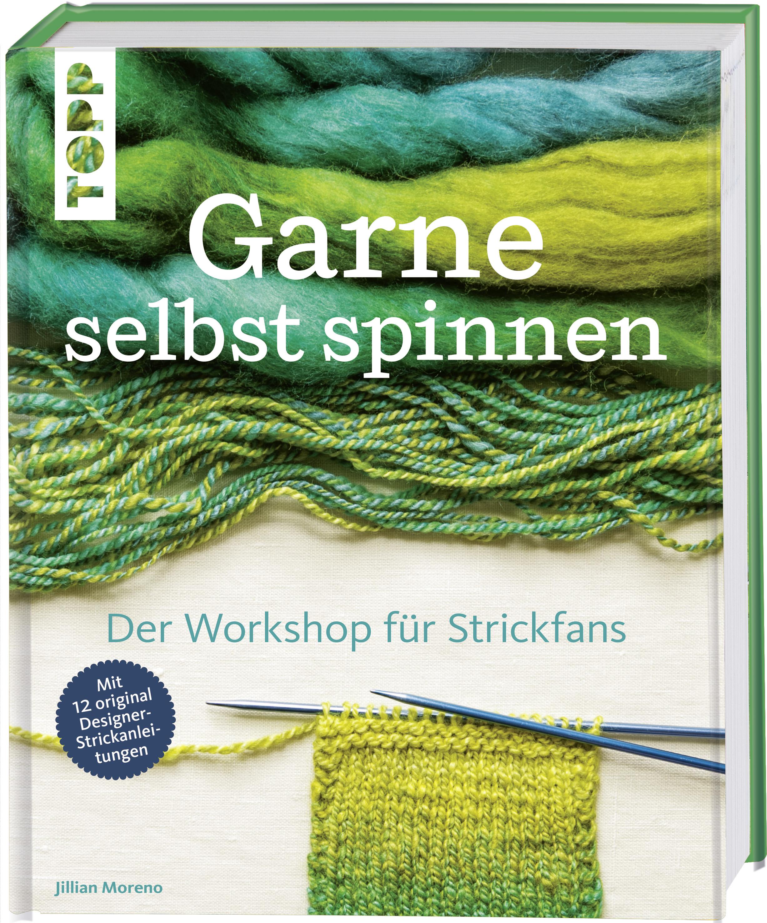 Vorderes Coverbild Garne selbst spinnen