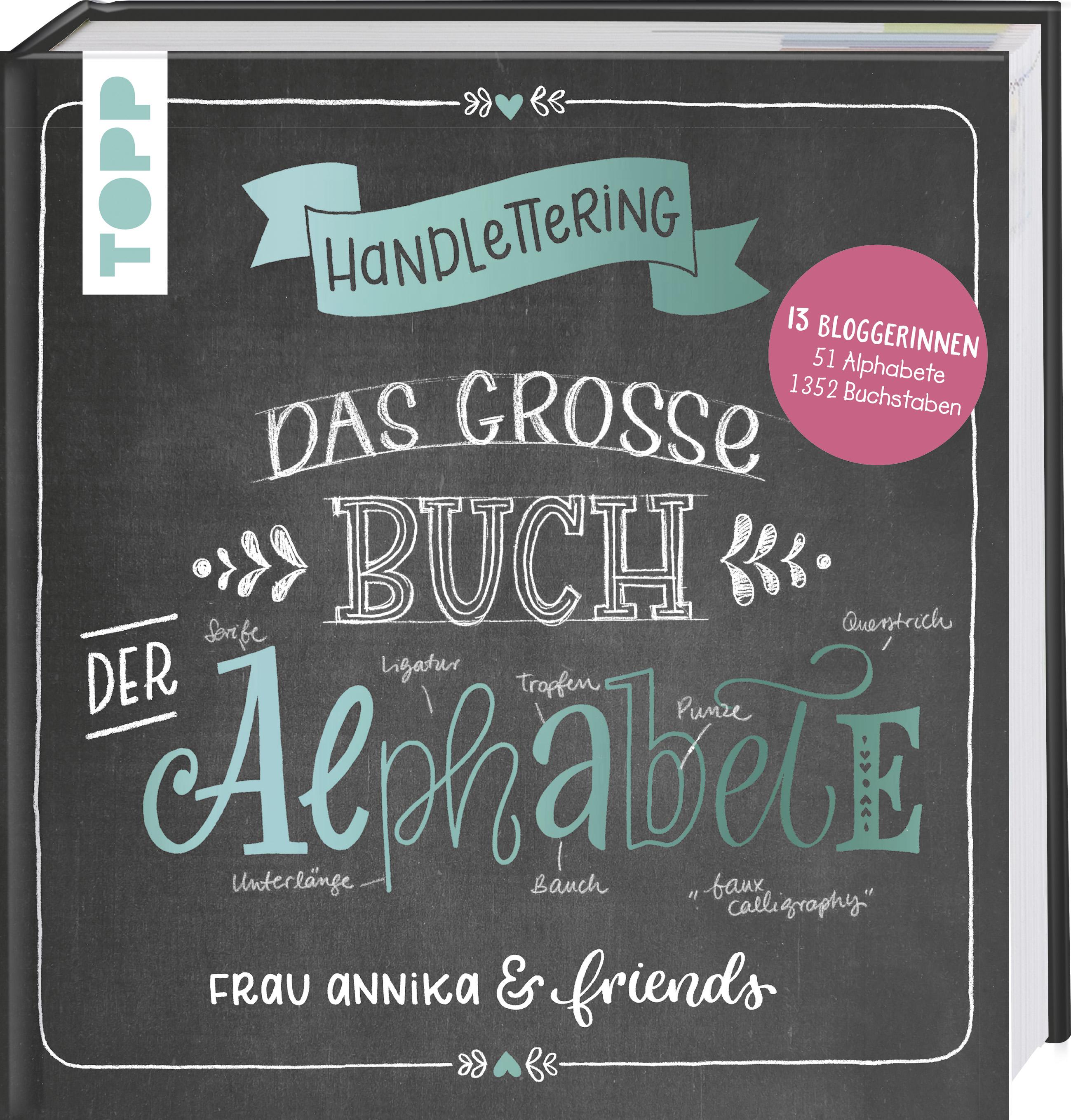 Vorderes Coverbild Handlettering. Das große Buch der Alphabete