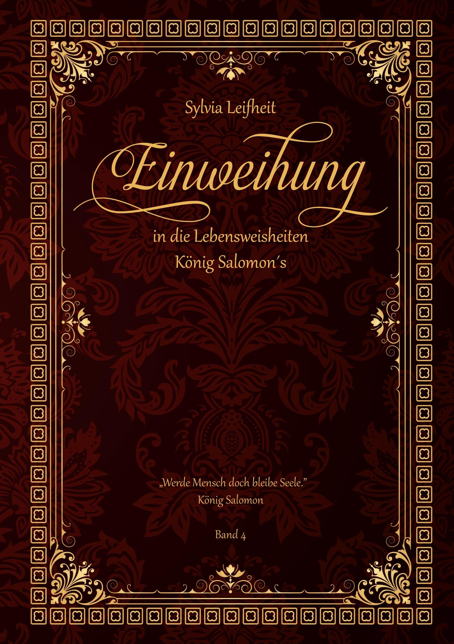 Vorderes Coverbild Einweihung in die Lebensweisheiten König Salomon's