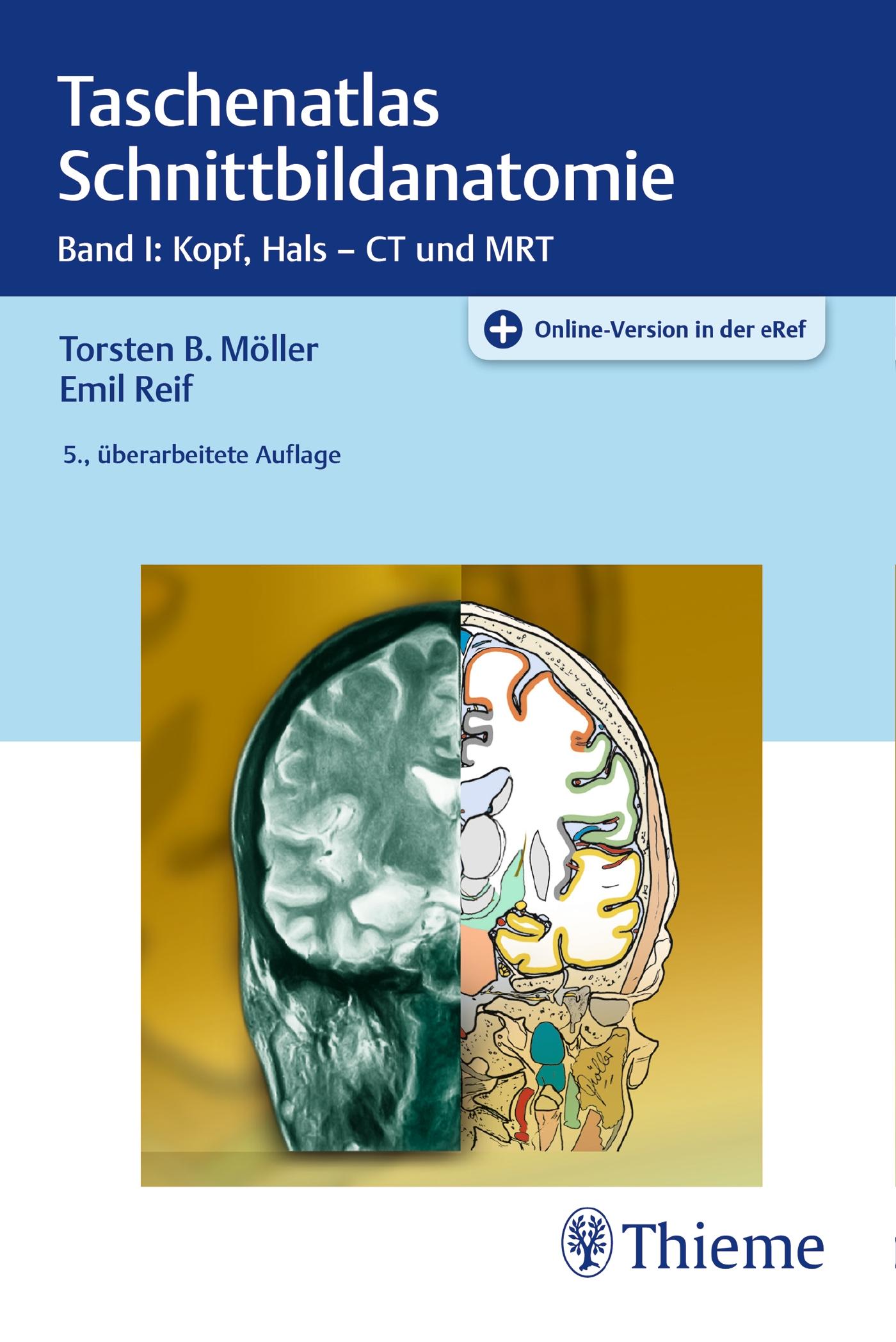 Vorderes Coverbild Taschenatlas Schnittbildanatomie 01