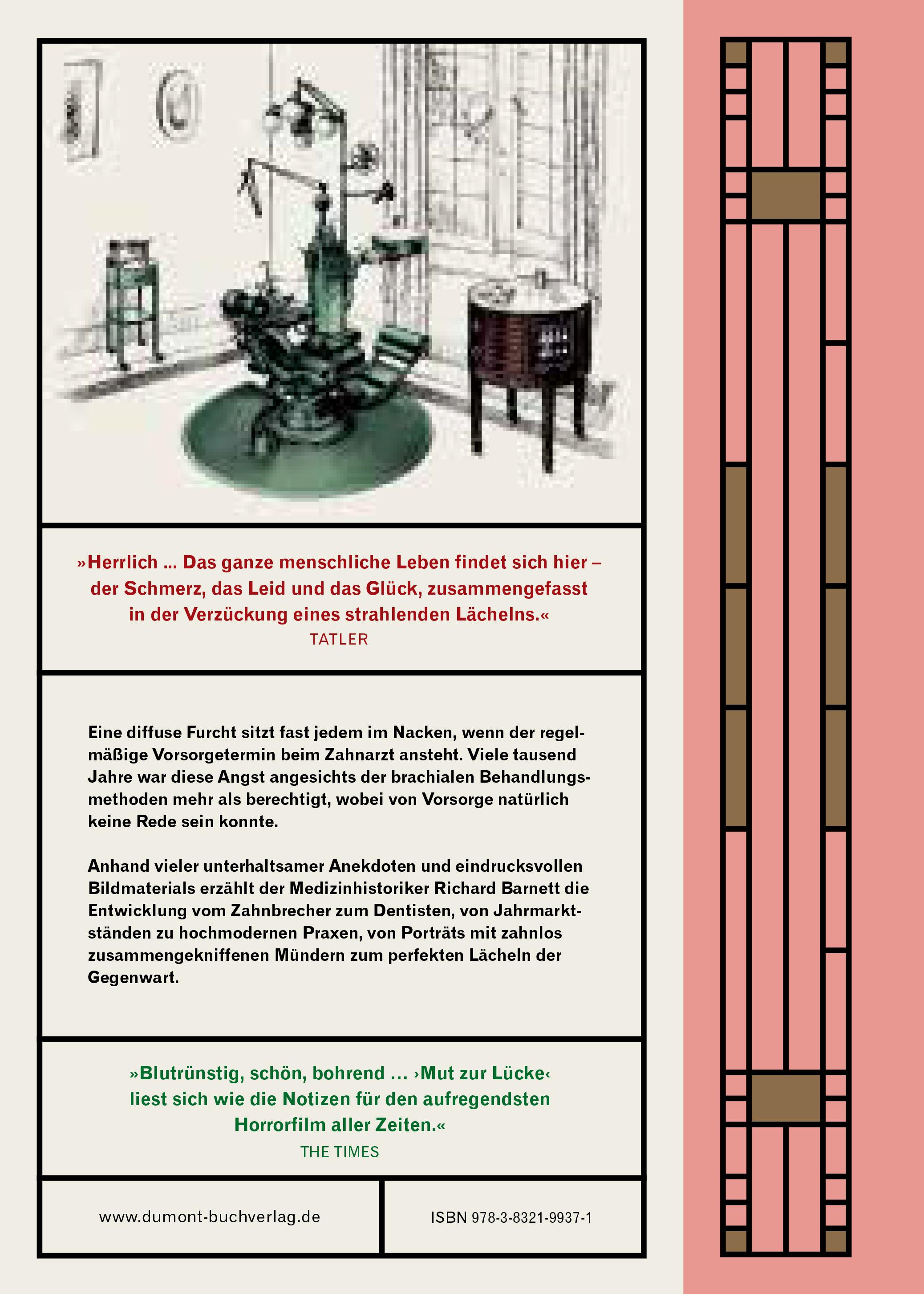 Rückseitencover Mut zur Lücke