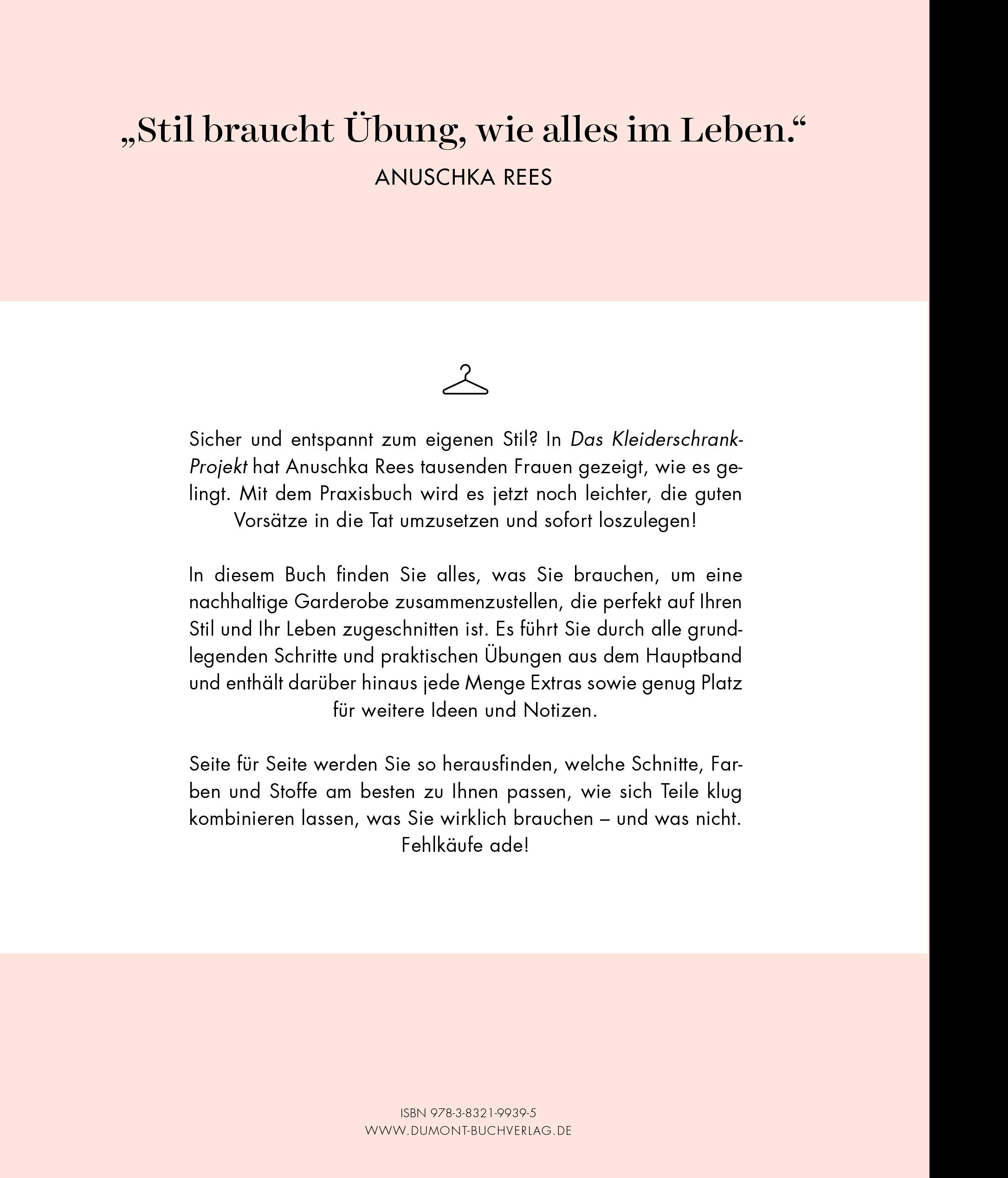 Rückseitencover Das Kleiderschrank-Projekt. Praxisbuch