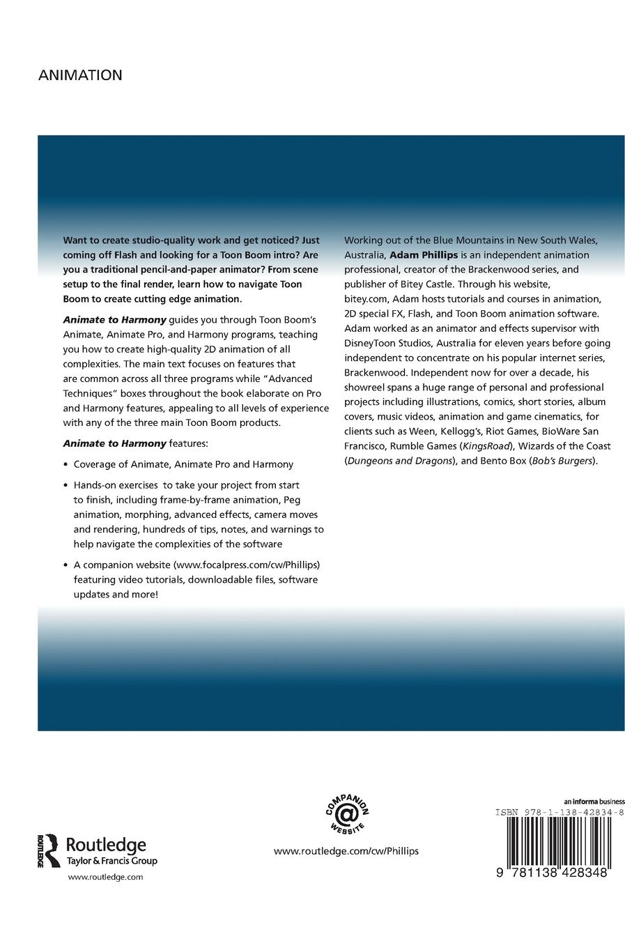 Rückseitencover Animate to Harmony