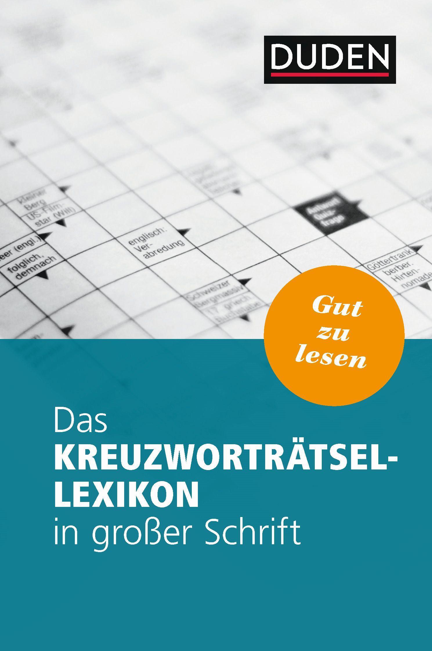 Vorderes Coverbild Das Kreuzworträtsel-Lexikon in großer Schrift