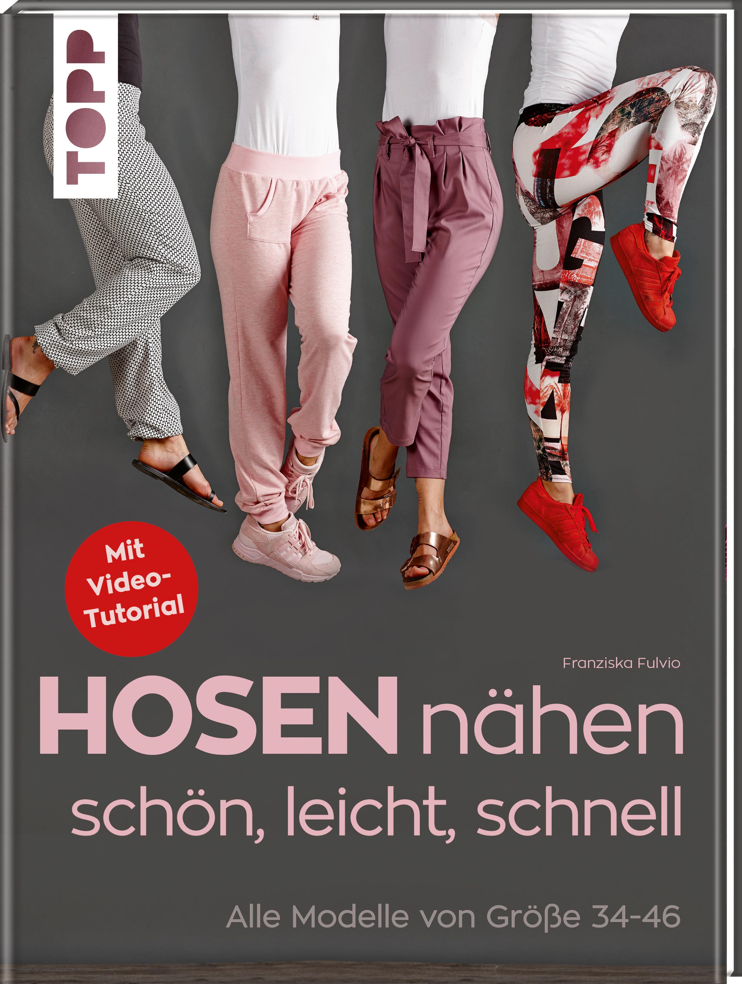 Vorderes Coverbild Hosen nähen - schön, leicht, schnell
