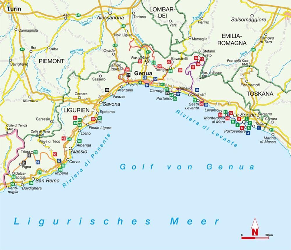 Beispielinhalt (Bild) Wanderurlaubsführer Cinque Terre Ligurien