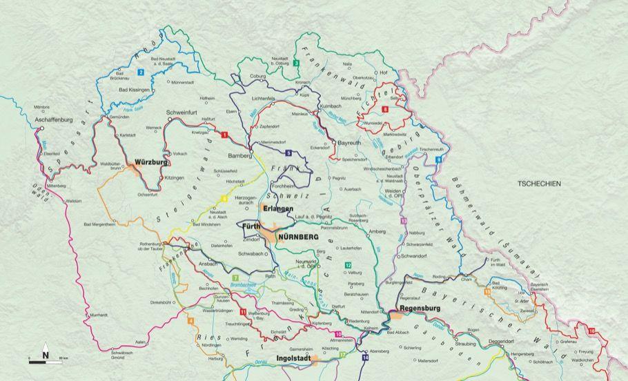 Beispielinhalt (Bild) Bayern mit dem Rad erleben