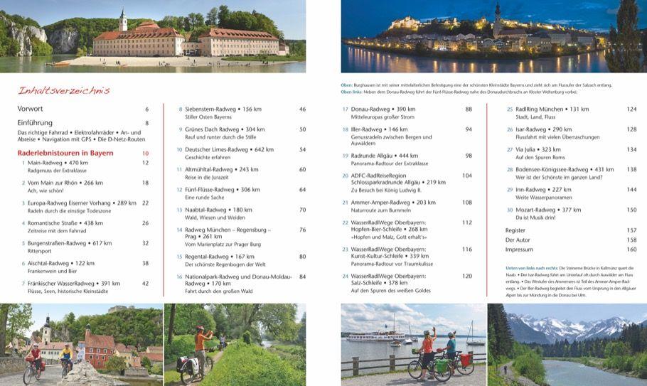 Beispielinhalt (Bild) Bayern mit dem Rad erleben