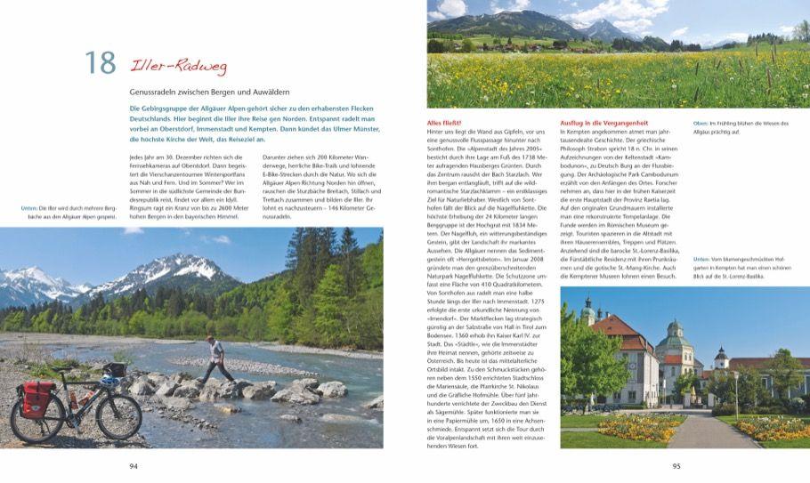 Beispielinhalt (Bild) Bayern mit dem Rad erleben