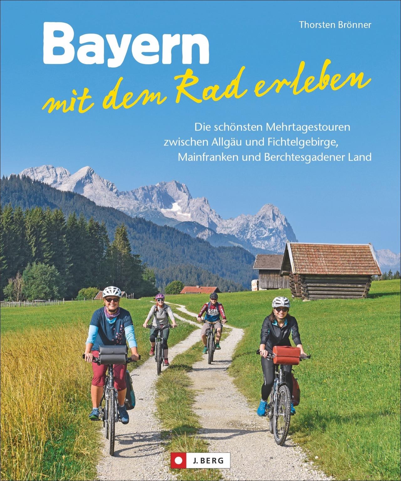 Vorderes Coverbild Bayern mit dem Rad erleben