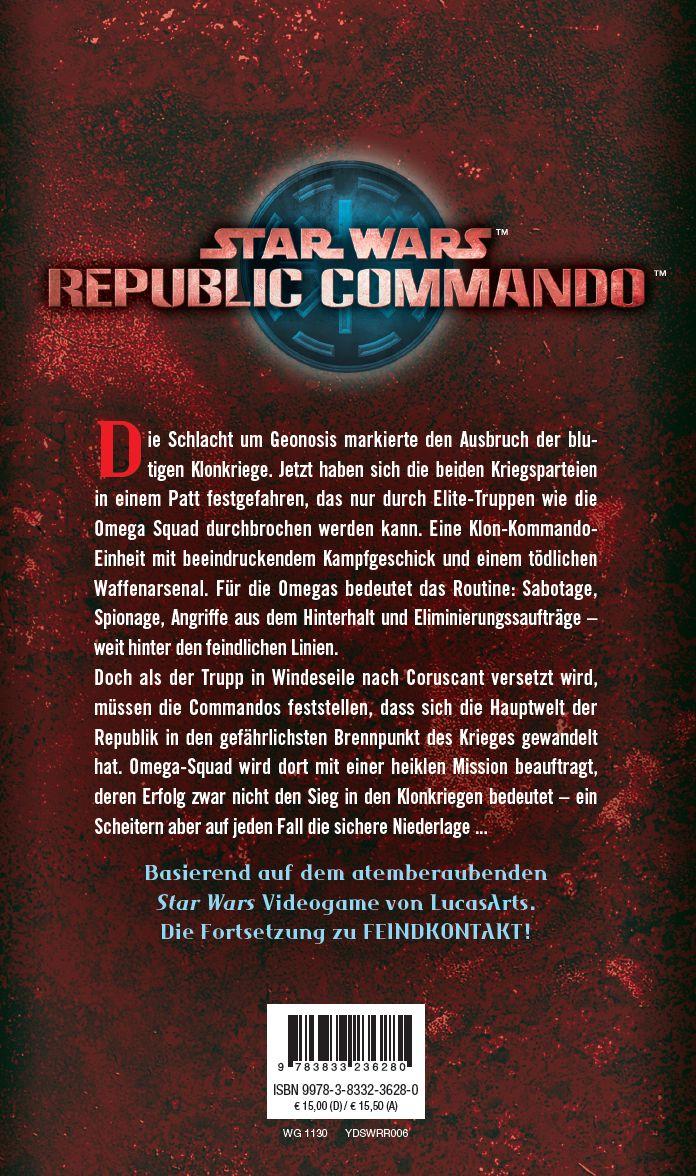 Rückseitencover Star Wars: Republic Commando: Triple Zero (Neuausgabe)