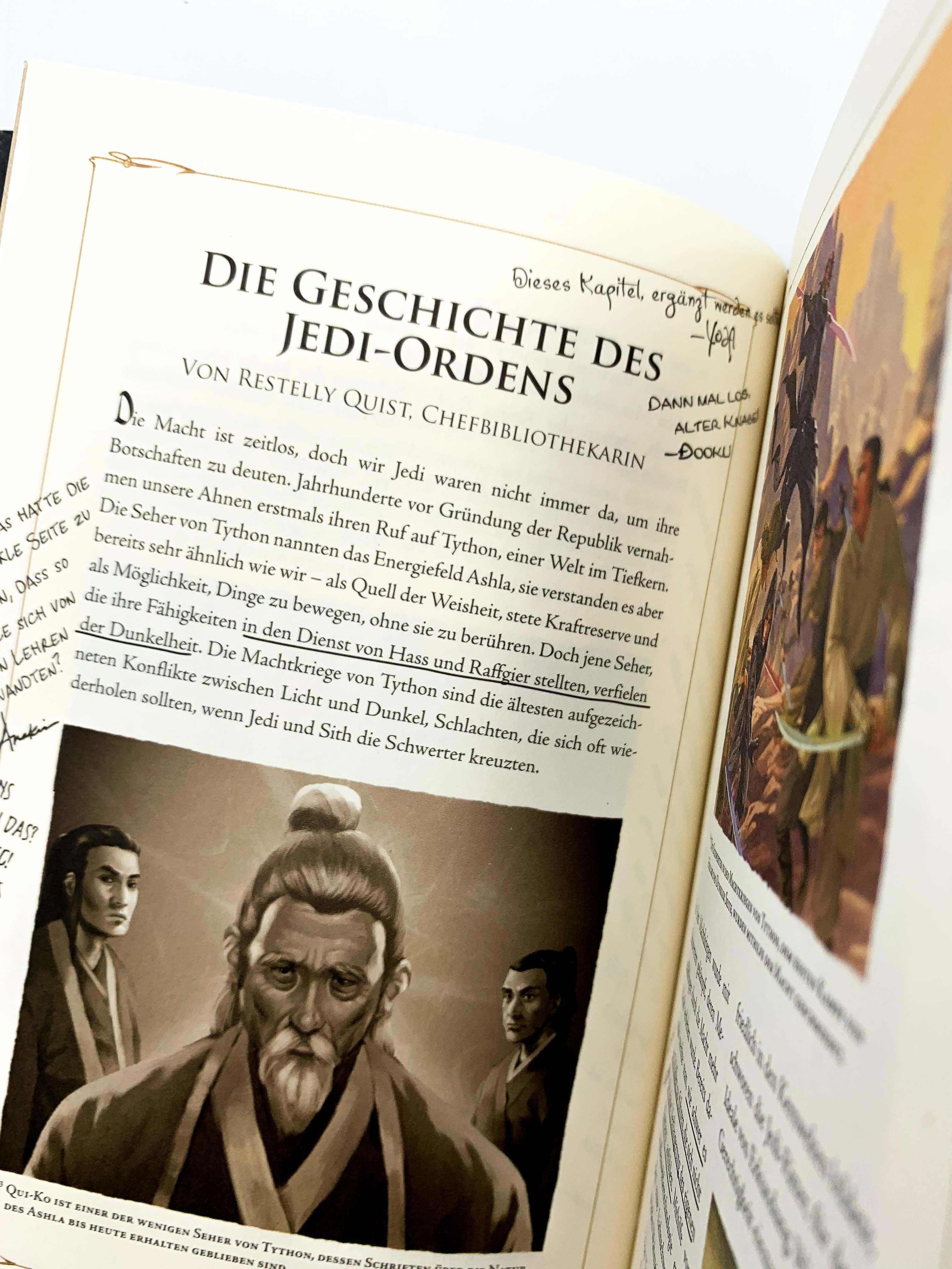 Beispielinhalt (Bild) Star Wars: Das Buch der Jedi
