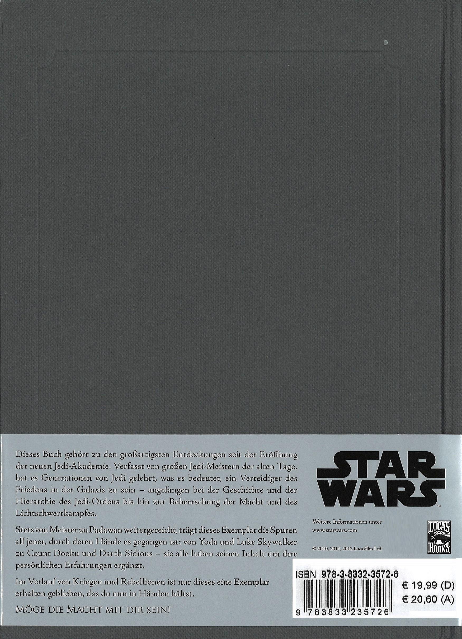 Rückseitencover Star Wars: Das Buch der Jedi