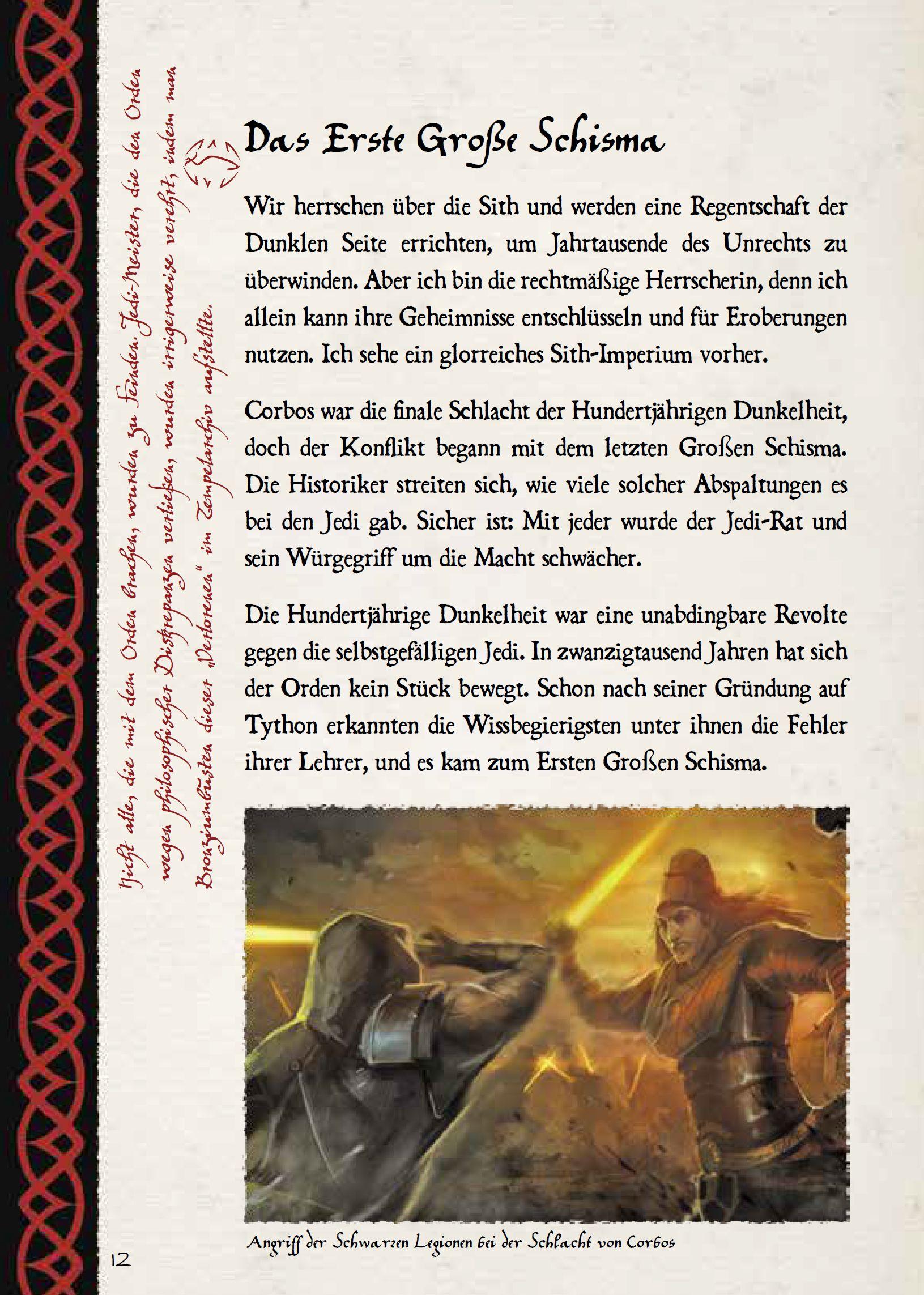 Beispielinhalt (Bild) Star Wars: Das Buch der Sith