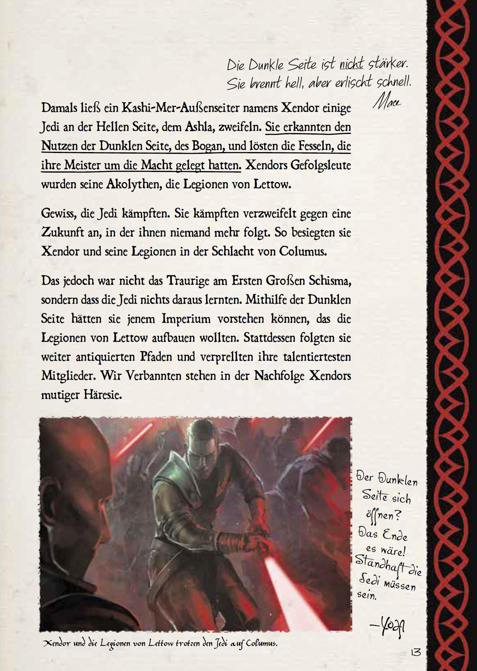 Beispielinhalt (Bild) Star Wars: Das Buch der Sith