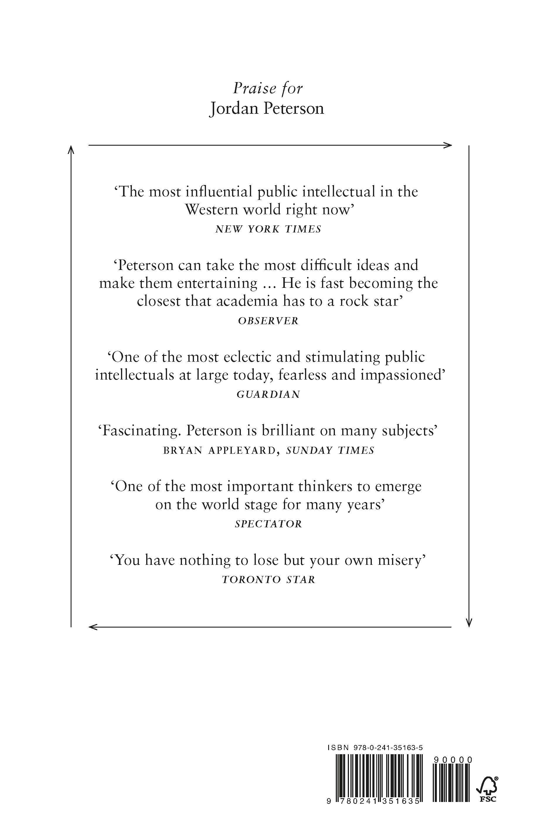 Rückseitencover 12 Rules for Life