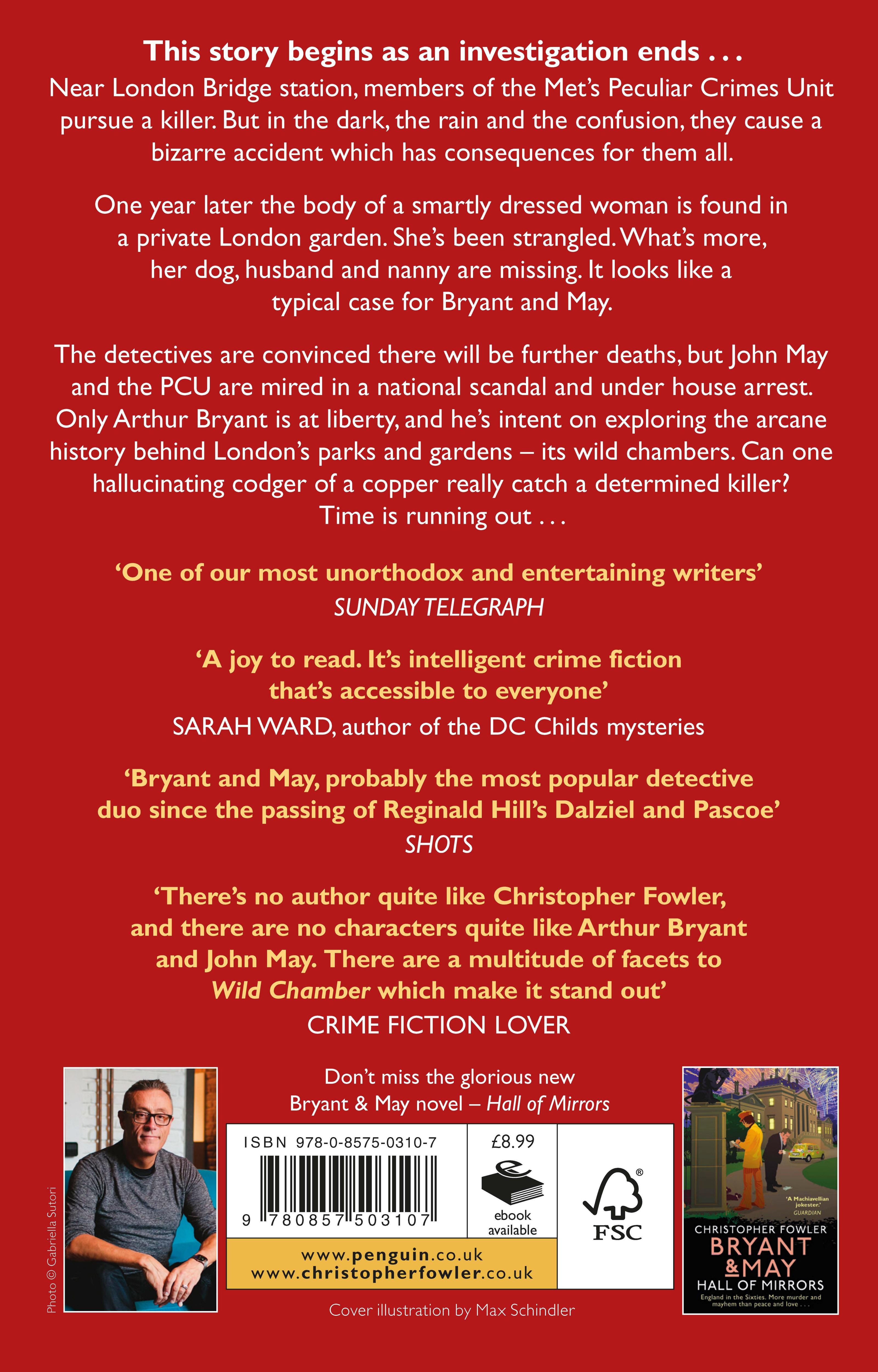 Rückseitencover Bryant & May - Wild Chamber