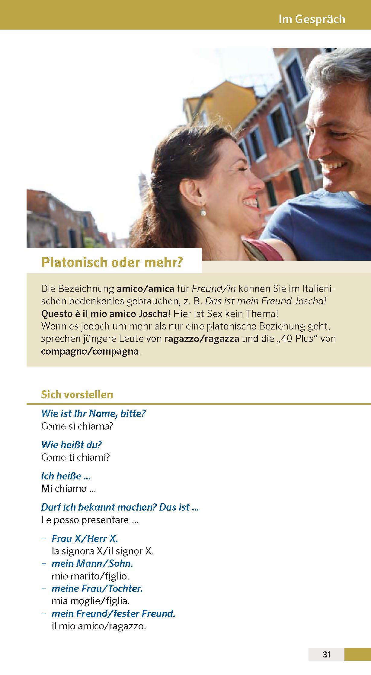 Beispielinhalt (Bild) PONS Reise-Sprachführer Italienisch