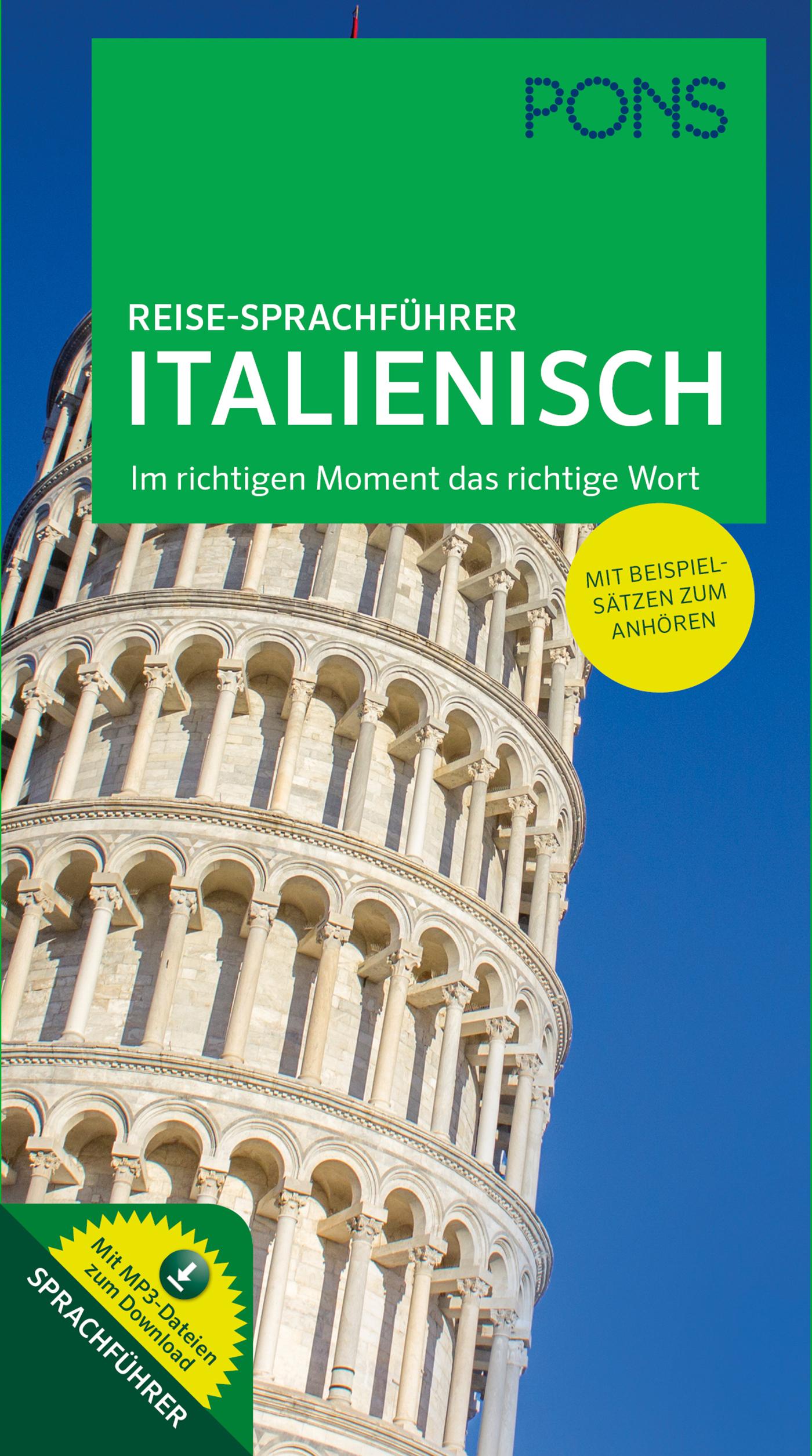Vorderes Coverbild PONS Reise-Sprachführer Italienisch