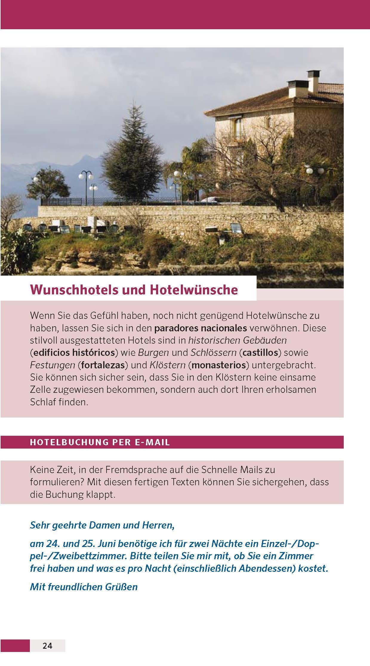 Beispielinhalt (Bild) PONS Reise-Sprachführer Spanisch