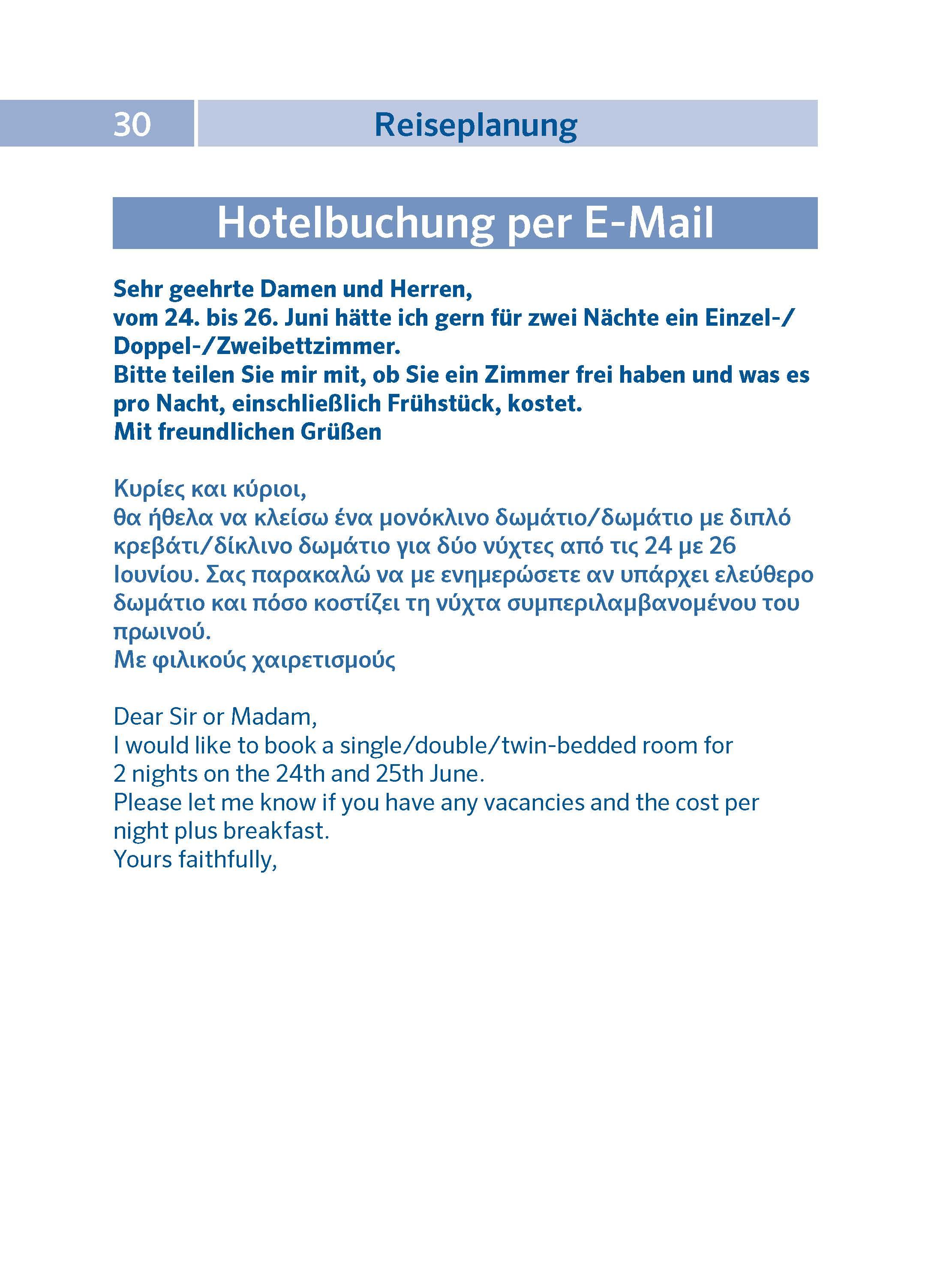 Beispielinhalt (Bild) PONS Pocket-Sprachführer Griechisch