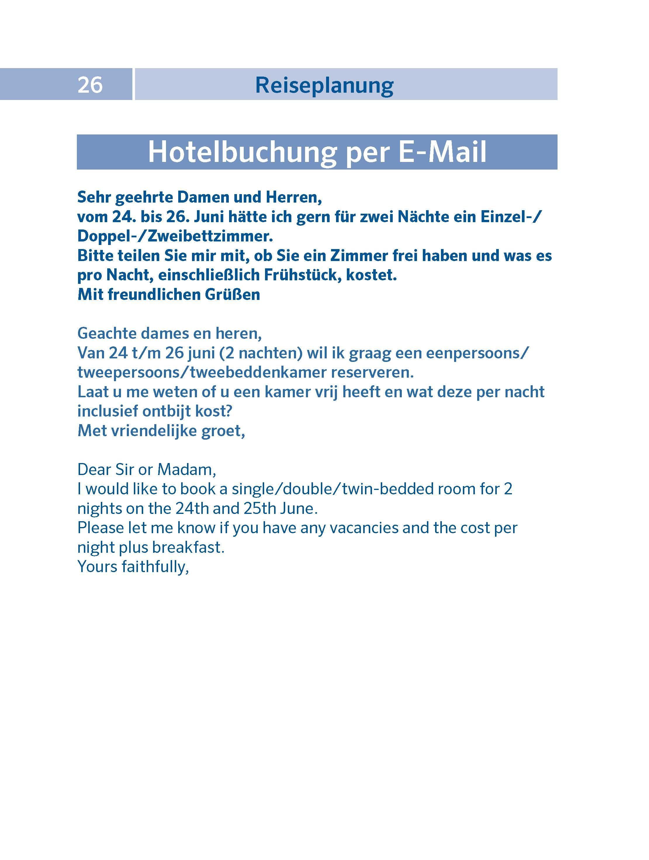 Beispielinhalt (Bild) PONS Pocket-Sprachführer Niederländisch