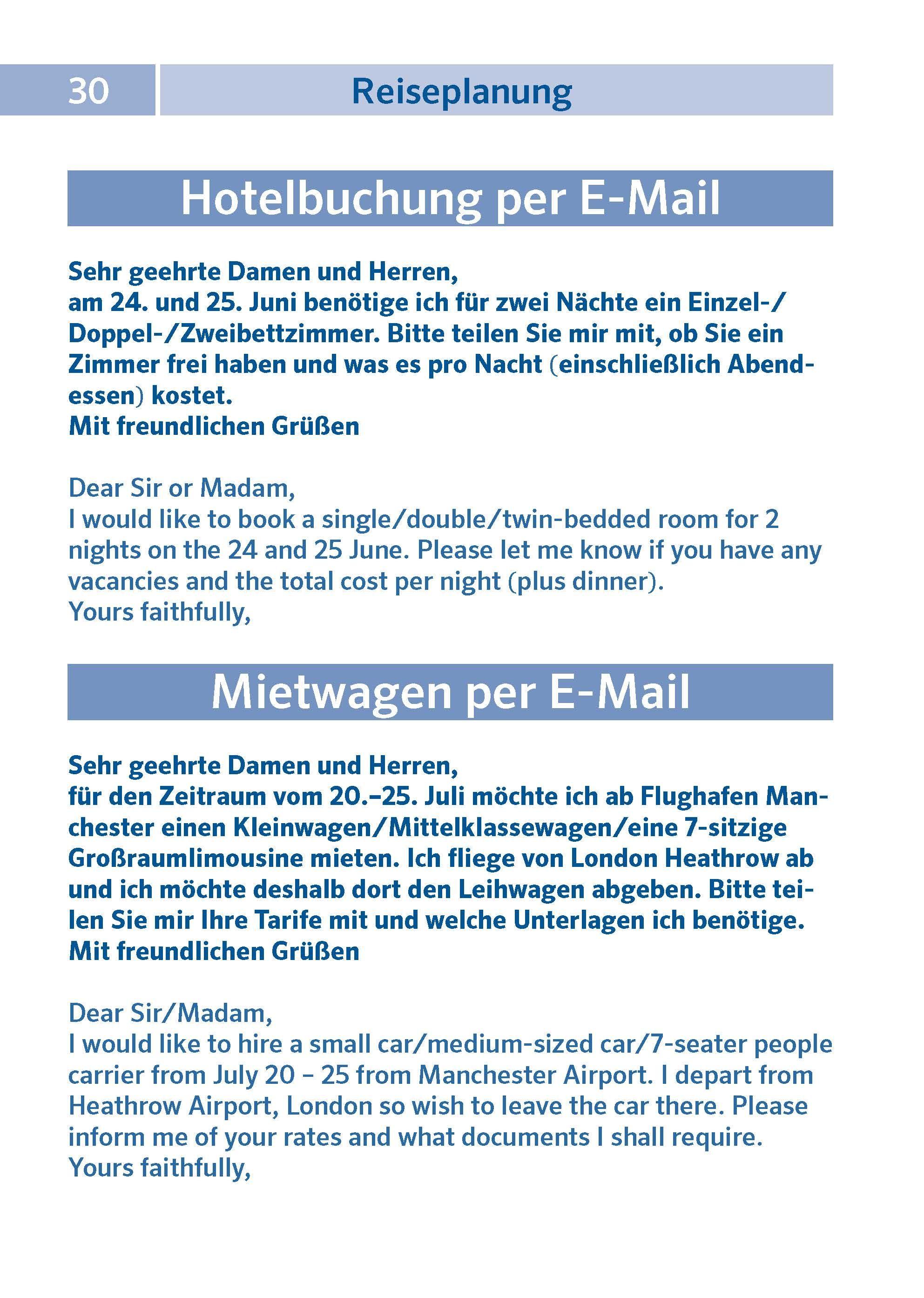 Beispielinhalt (Bild) PONS Pocket-Sprachführer Englisch